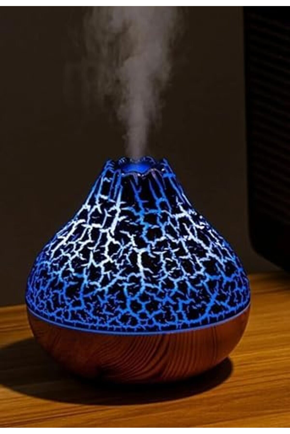 Ultrasoni̇k Hava Nemlendi̇ri̇ci̇ 7 Renk Led Işıklı Aromaterapi̇ Buhar Maki̇nesi̇ Tasarım