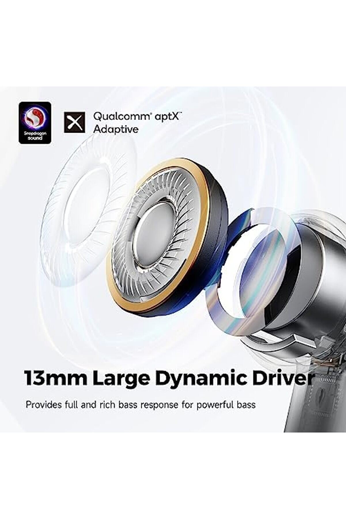 Ai̇r4 Qualcomm Qcc3070 Uyarlanabi̇li̇r Akti̇f Gürültü Engelleme Aptx Kayıpsız 5.3 Bluetooth Kulak İçi̇ Ku