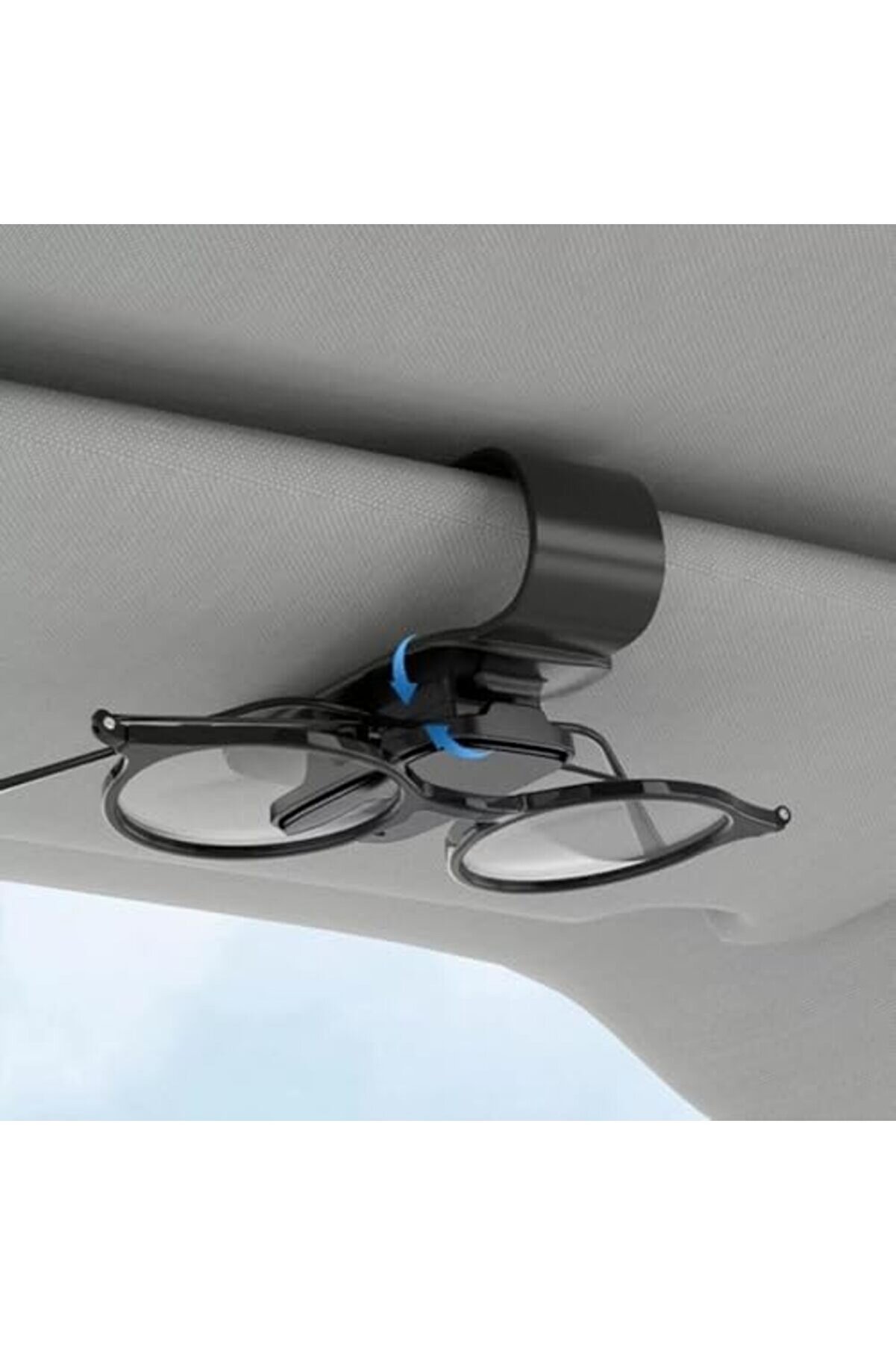 Mobi̇le Premi̇um 3M Mandallı Araç İçi̇ Gözlük Tutucu, Torpi̇do Üstü Ve Güneşli̇k Uym Gözlük Tutucu 10147