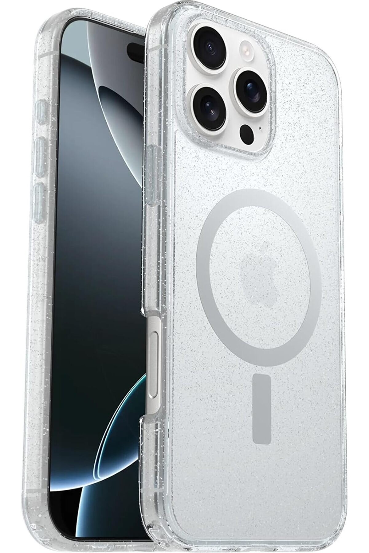 STOREMAX Symmetry Serisi Şeffaf Şeffaf Kılıf 16 Pro Max Uyumlu Darbeye ve Düşmeye Karşı Kılıf, Stardust 1014