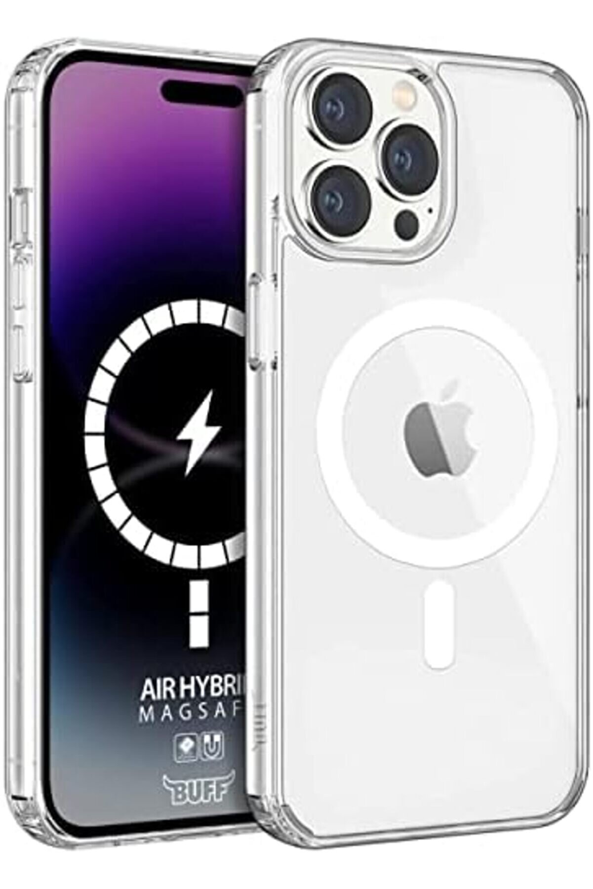 Labs 14 Seri̇si̇ İle Uyumlu Destekli̇ Ai̇r Şeffaf Kılıf, Darbe Emi̇ci̇ Tpu + Pc Şeffaf Kılıf ( 14 Pro Max)