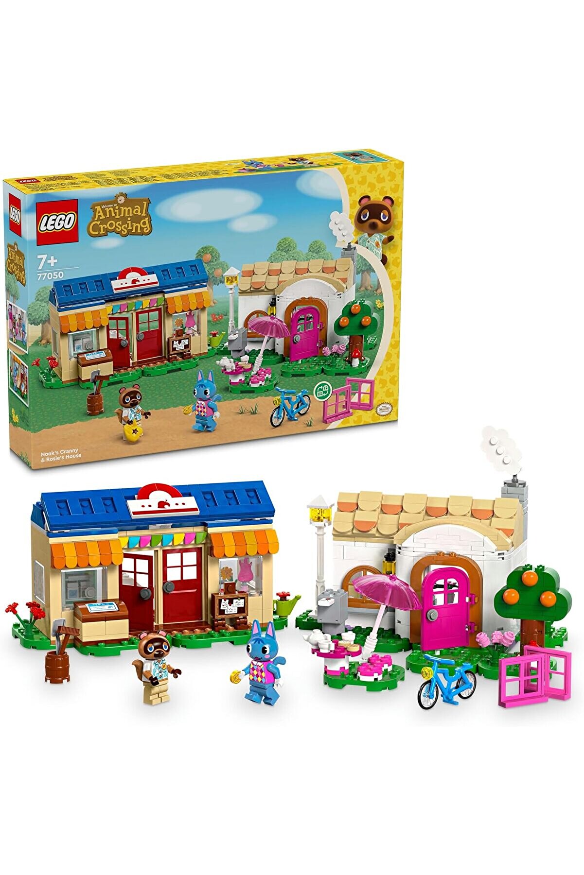 STOREMAX Animal Crossing Nook&rsquo;s Cranny ve Rosie Evi 77050 &ndash; 7 Yaş ve &Uuml;zeri Kız ve Erkek &Ccedil;ocukları i&ccedil;in 2 Mini