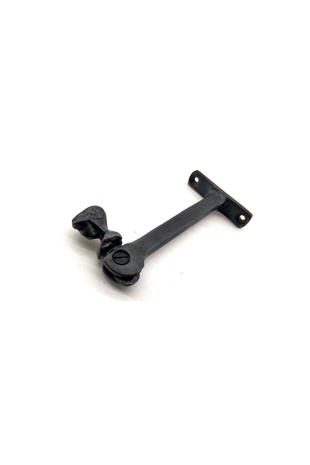 soi home Antika Tarz Dekoratif Pirinç Kafalı Panjur Stoperi - 105x55 Mm, Oksit