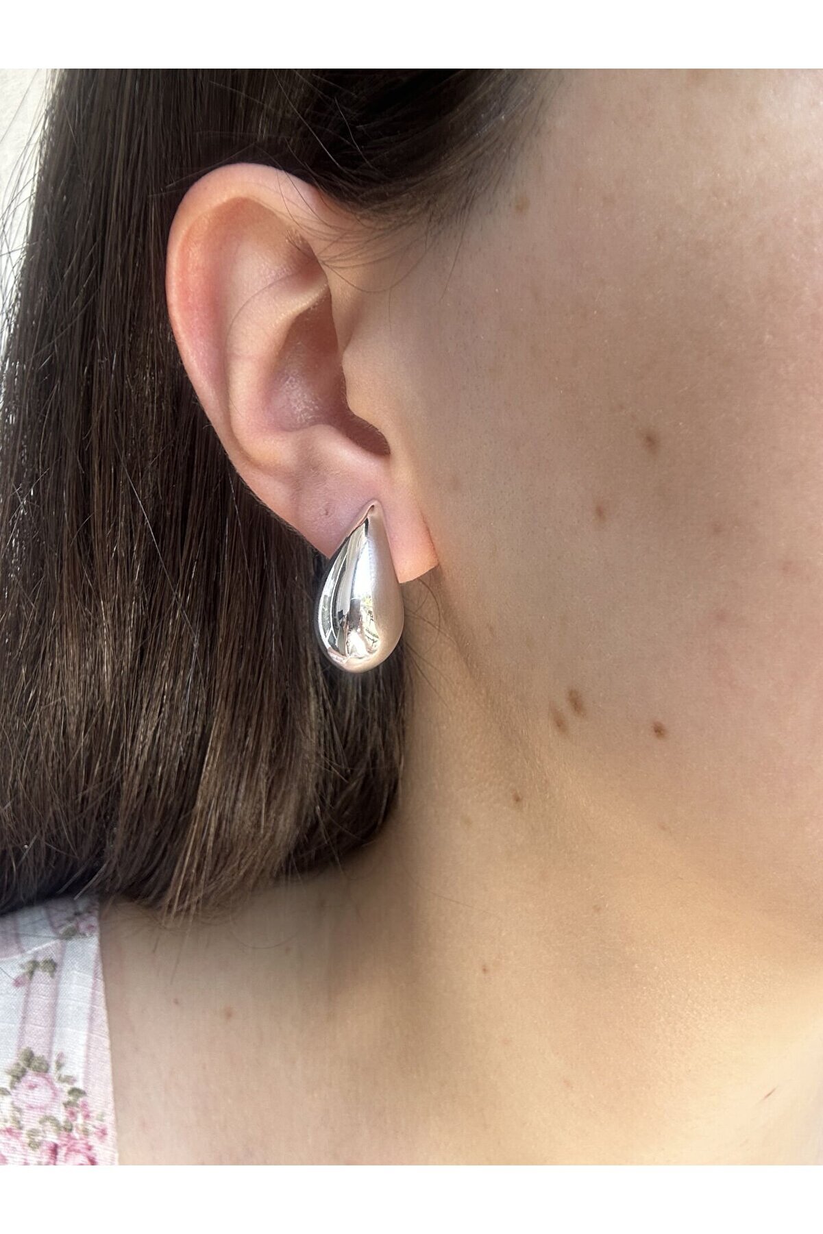 Ateli̇er Emi̇ne Gümüş Damla Küpe