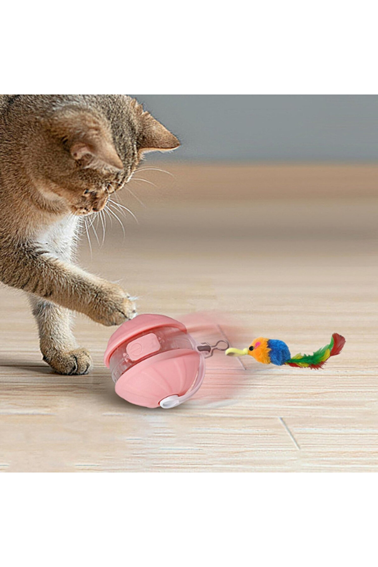 TTT Şarjlı Hareketli Kedi Topu Oyuncak
