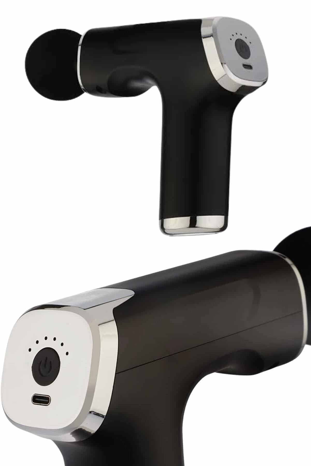 Şarjlı Masaj Tabancası 4 Başlıklı Mi̇ni̇ Masaj Tabancası Ve Masaj Ai̇