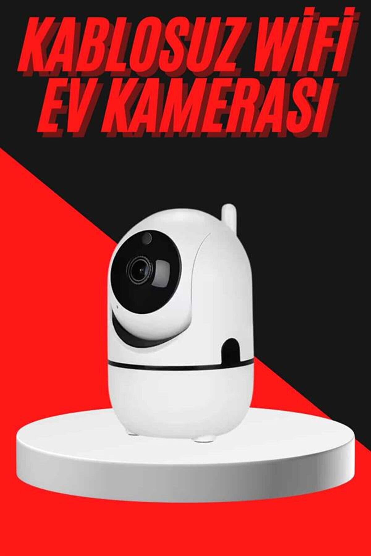 Baby Kamera Kablosuz 720P Beyaz 360 Derece Wi̇fi̇ Kamera Full Hd 1080P