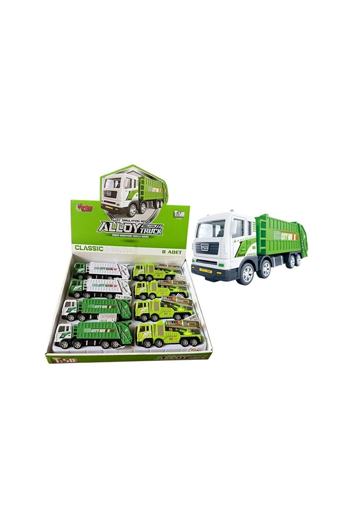 Toptan Bulurum YH71157A S&Uuml;RTMELİ METAL 150 &Ccedil;&Ouml;P KAMYONU