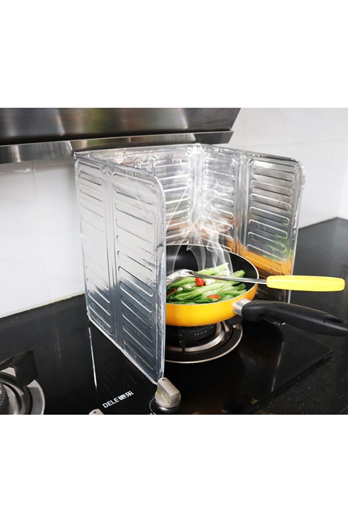 Toptan Bulurum Ocak Kenarı Yağ Koruyucu Alüminyum Levha 32,5*84 cm