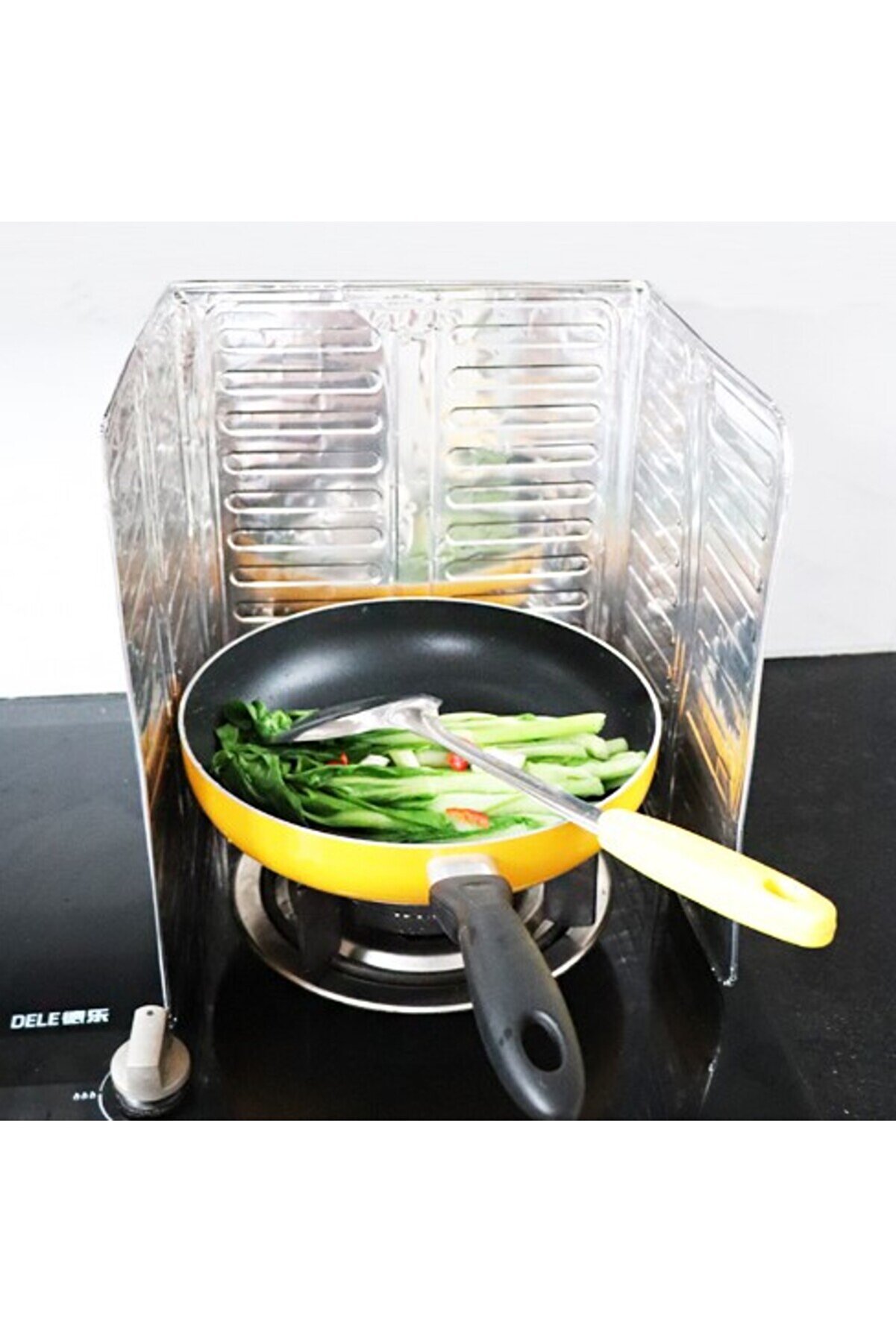 Ocak Kenarı Yağ Koruyucu Alümi̇nyum Levha 32,5*84 Cm