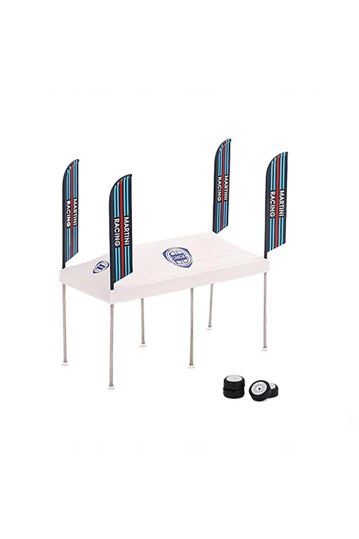 Toptan Bulurum Mini GT 164 Martini Racing Paddock Servis &Ccedil;adırı Seti
