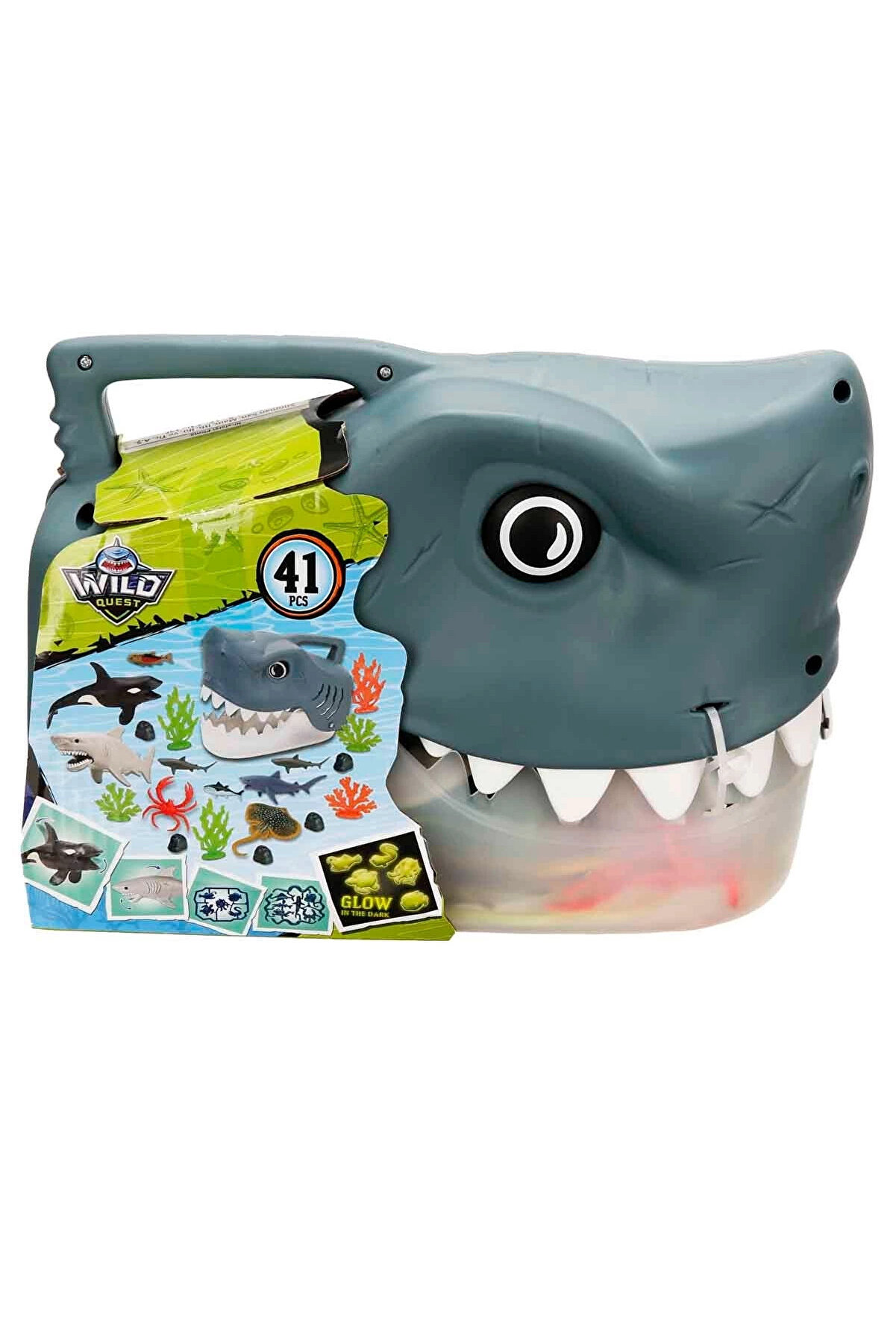 gizmurstore Wild Quest Köpekbalığı Kovası Oyun Seti 41 Parça - S00049053