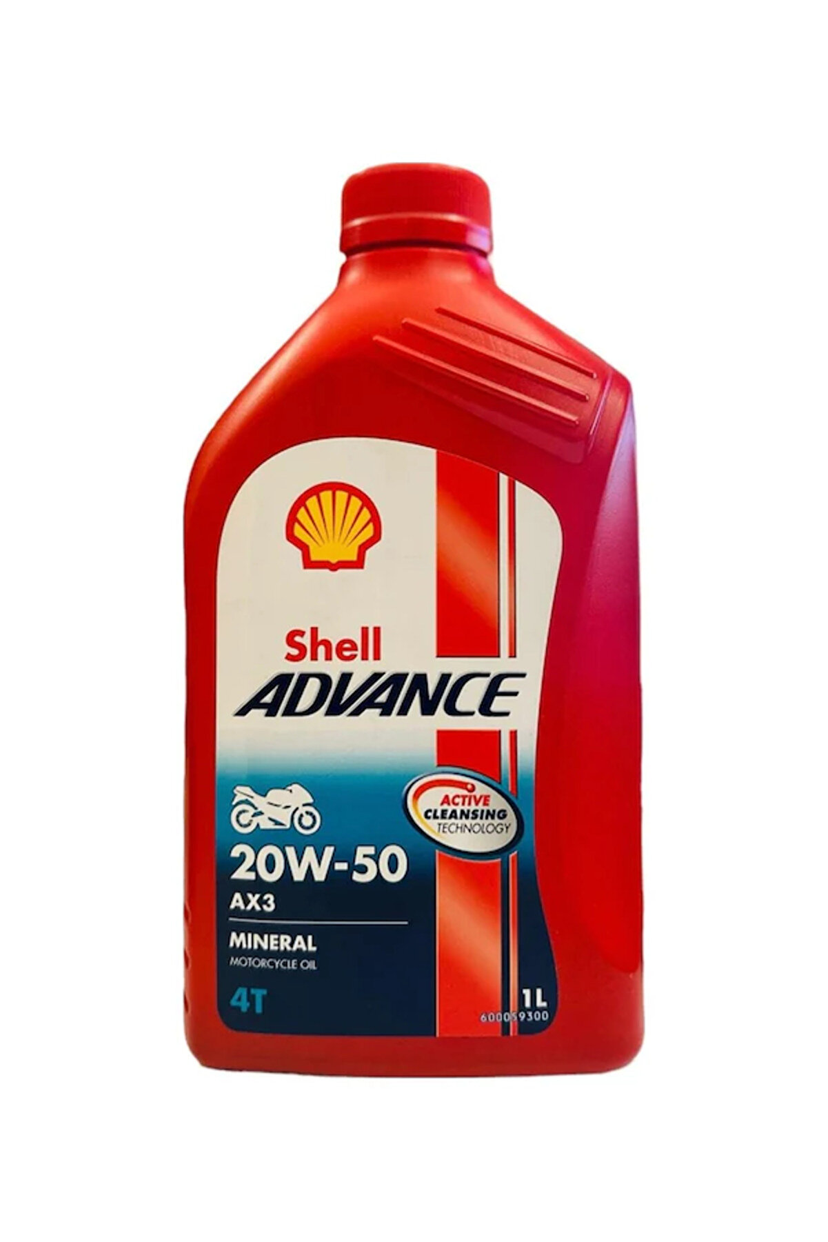 Shell Yağ 20/50 Advance 4T Ax3 Mi̇neral 1 L Motosi̇klet Yağı
