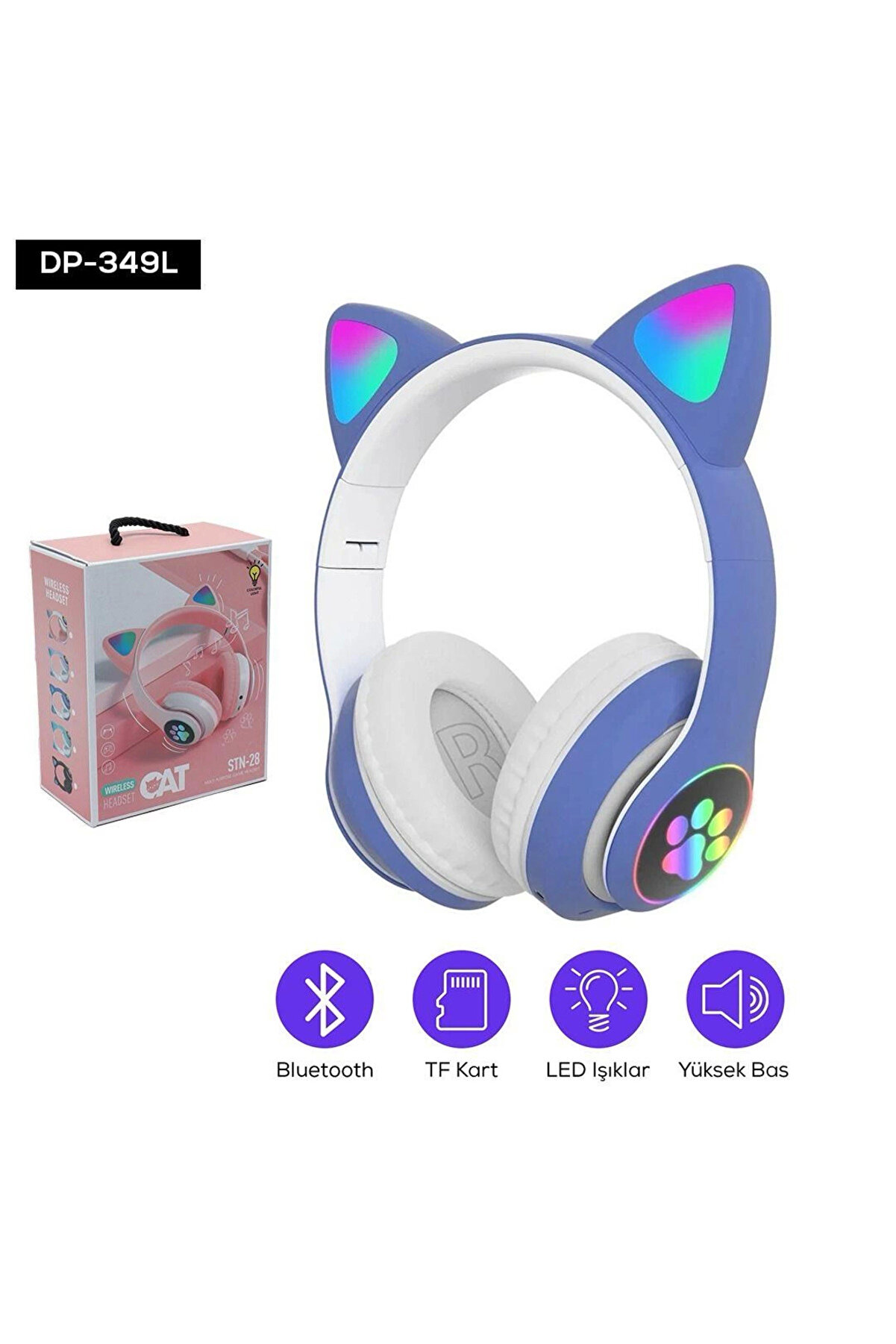 Kedi̇ Fi̇gurlu Kulaklık