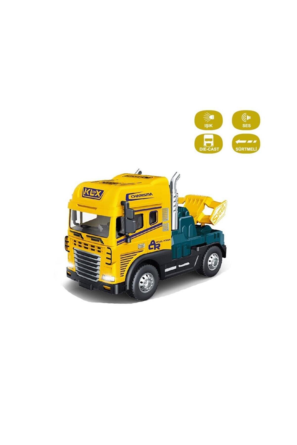 Toptan Bulurum KLX600345 Sürtmeli Işıklı Müzikli 124 Çekici (Tır Kafası) 1 adet fiyatıdır