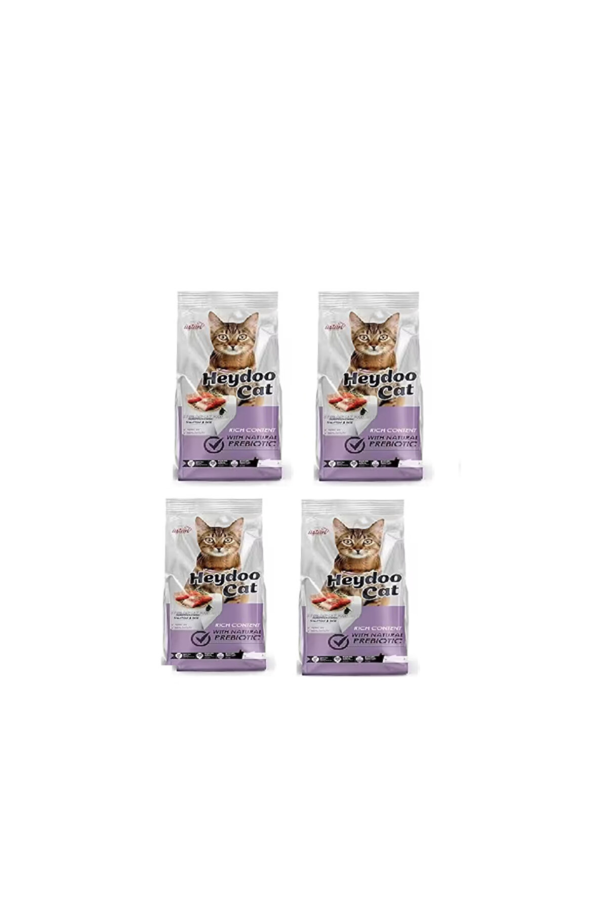 Heydoo Somonlu Kısırlaştırılmış Kedi̇ Maması 2 Kg X 4 Adet