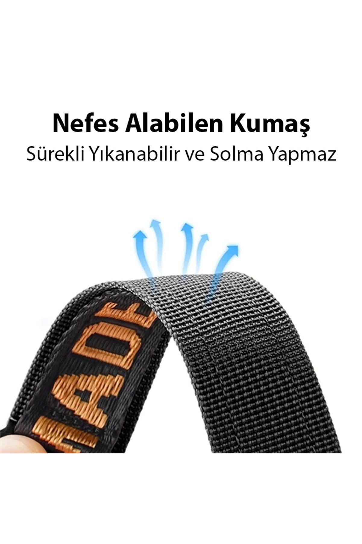 Buti̇k Dux Duci̇s Apple Watch 42/44/45Mm İ&ccedil;i̇n Kayış Kordon Lylon Loop-(5775)