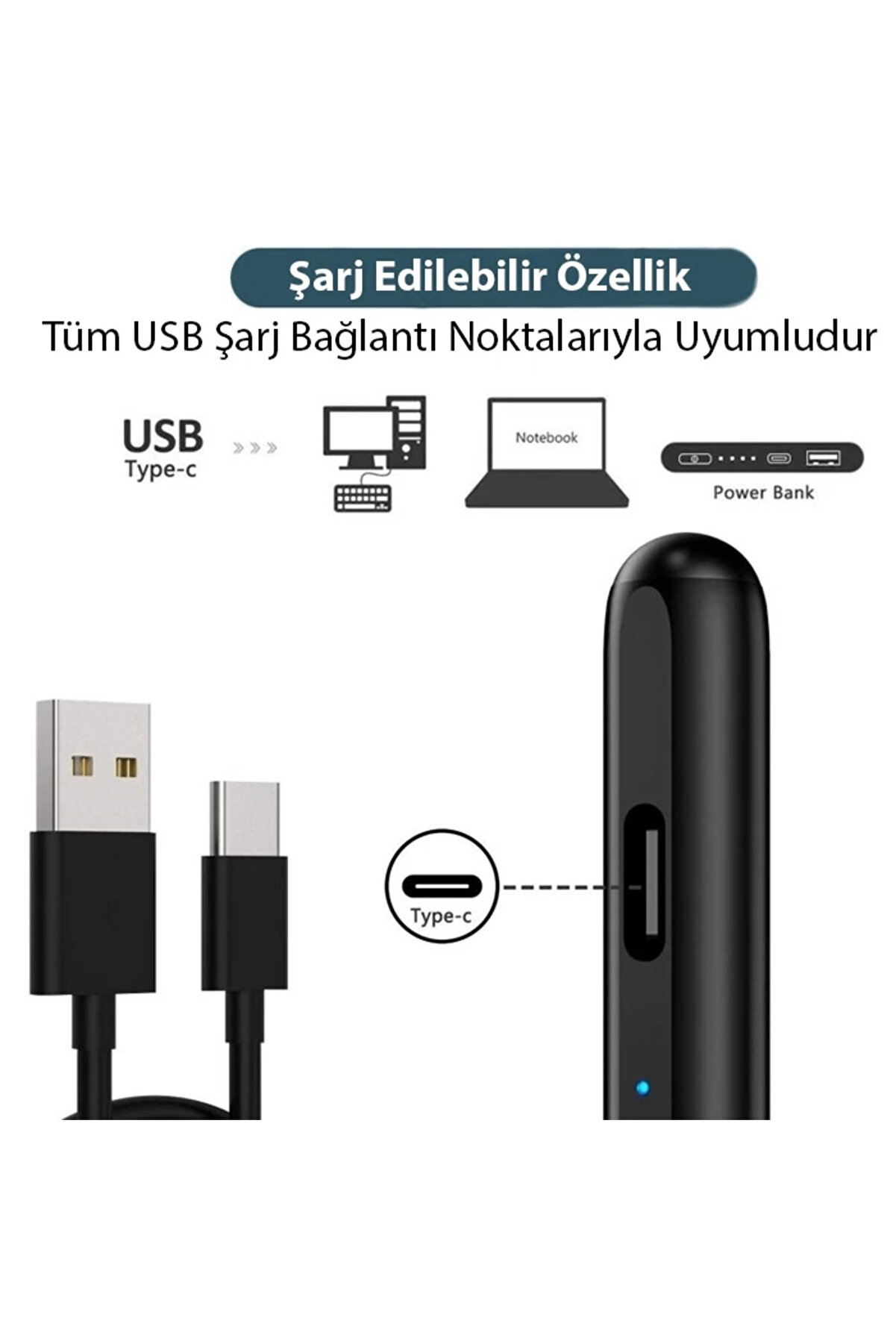 Buti̇k Xpen-3İ İpad(2018-2025) Uyumlu Akti̇f Manyeti̇k Kapasi̇ti̇f Kalem-(5775)