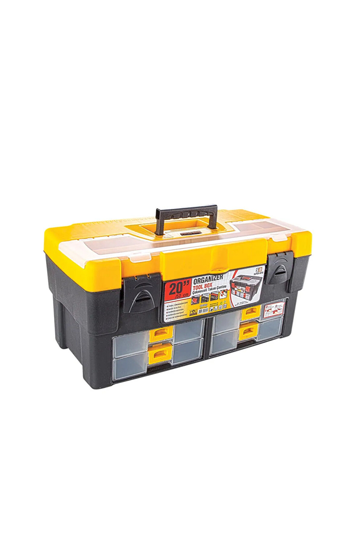 Toptan Bulurum Super Bag ASR2055 20 inç Takım Çantası Plastik Kilitli