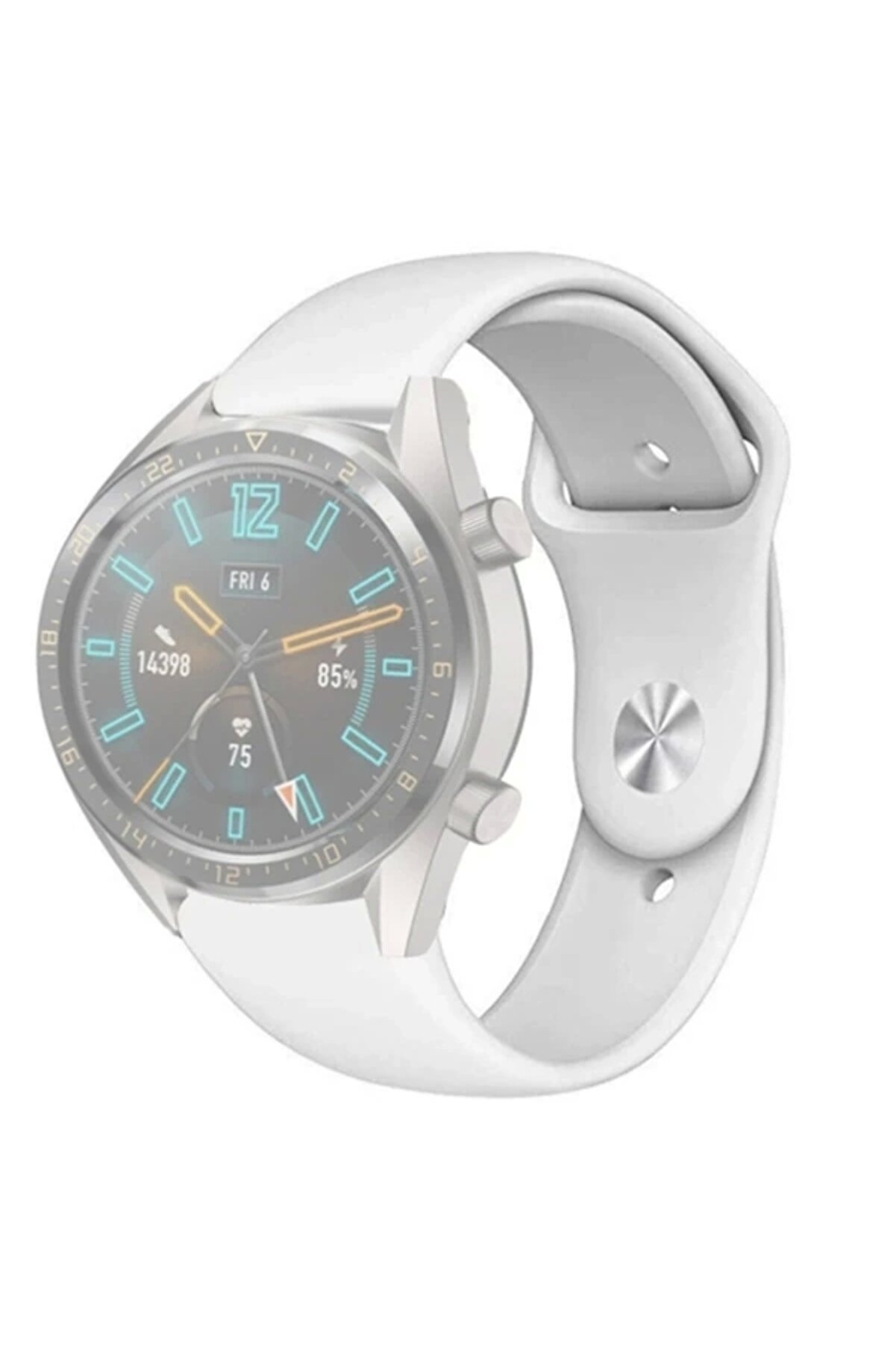 Buti̇k 22Mm Si̇li̇kon Kayış Kordon Gear S3 Watch 4 -Gt2 Gt2E 46Mm Kayışkordon Watch Acti̇ve 2 22Mm-(5775)