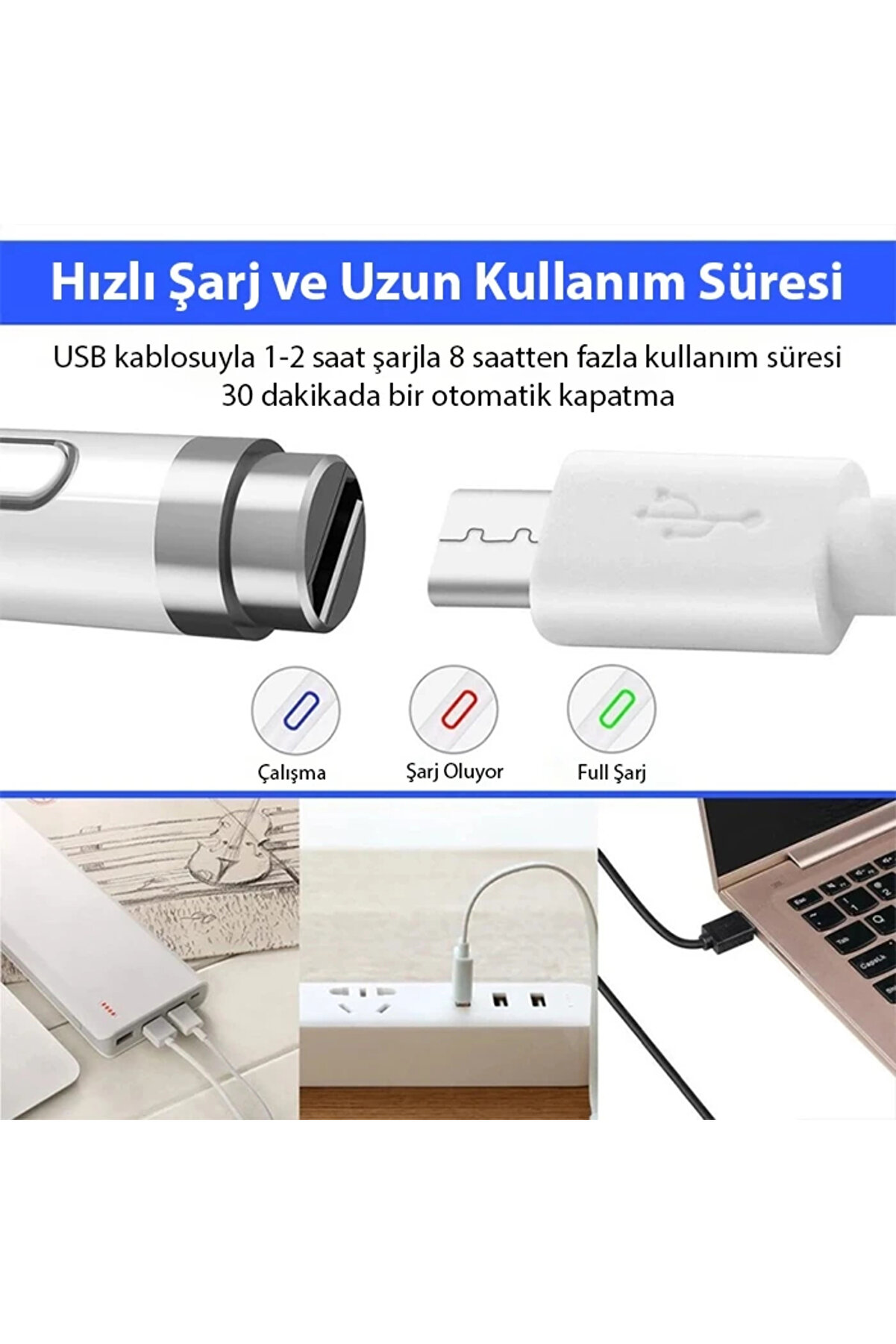 Buti̇k Ally K-2262 Uni̇versal Androi̇d-İos Kapasi̇ti̇f İpad Tablet Dokunmati̇k Stylus Kalem-(5775)