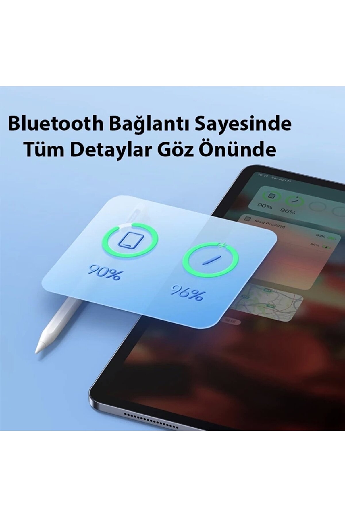 Buti̇k Dux Duci̇s Sp-03 Kablosuz Şarjlı Stylus Pen İpad Tablet Dokunmati̇k Kalem-(5775)