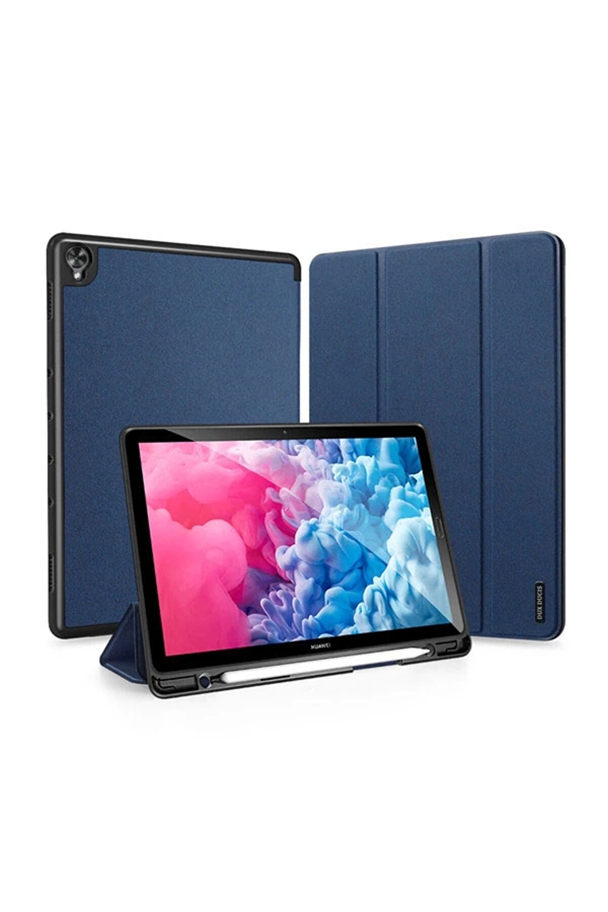 Buti̇k Dux Duci̇s Huawei̇ Matepad Pro 10.8 Kılıf Kalem Yerli̇ Soft Tpu Mıknatıslı Domo Kılıf Medi̇apad M6-(577