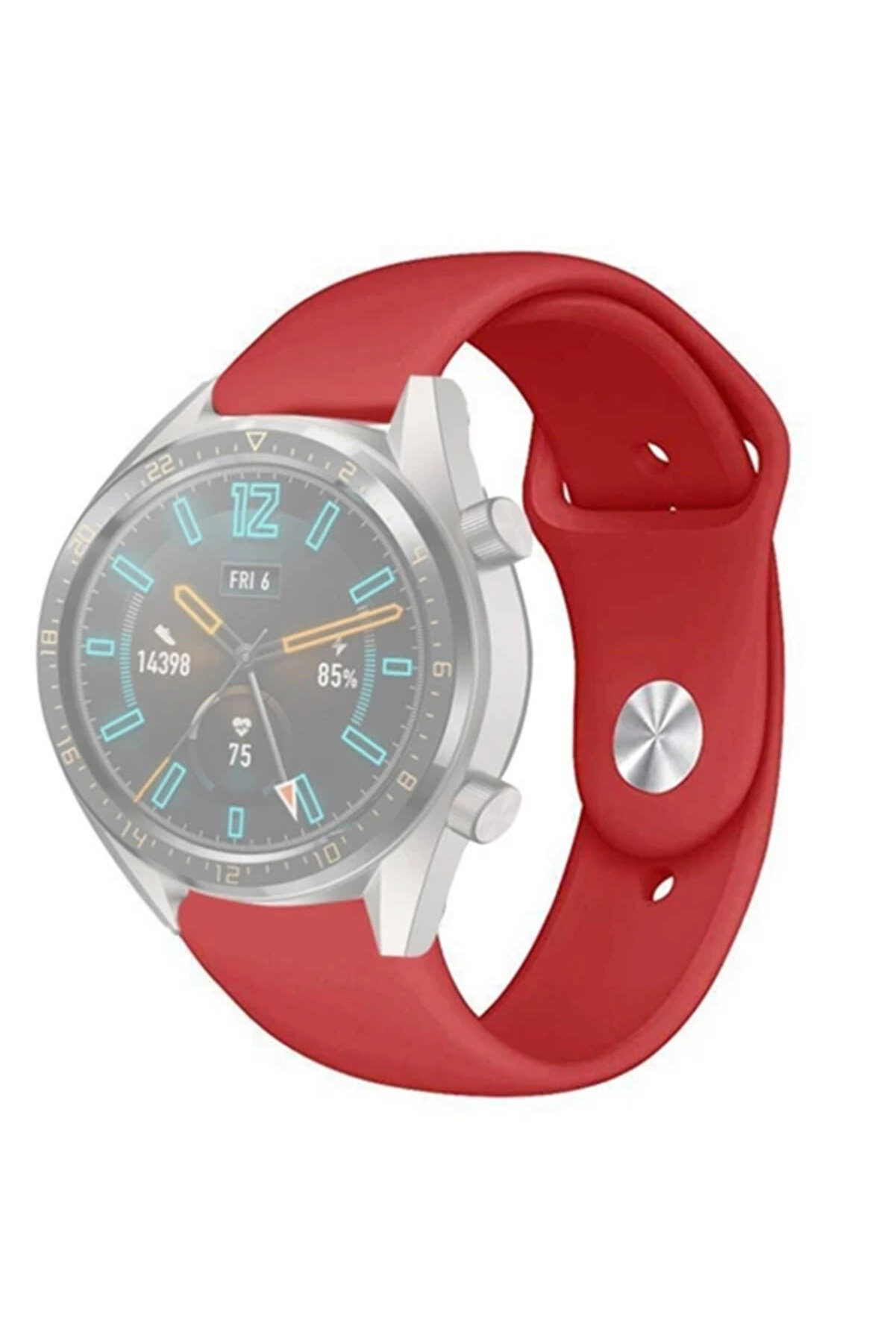 Buti̇k 22Mm Si̇li̇kon Kayış Kordon Gear S3 Watch 4 -Gt2 Gt2E 46Mm Kayışkordon Watch Acti̇ve 2 22Mm-(5775)