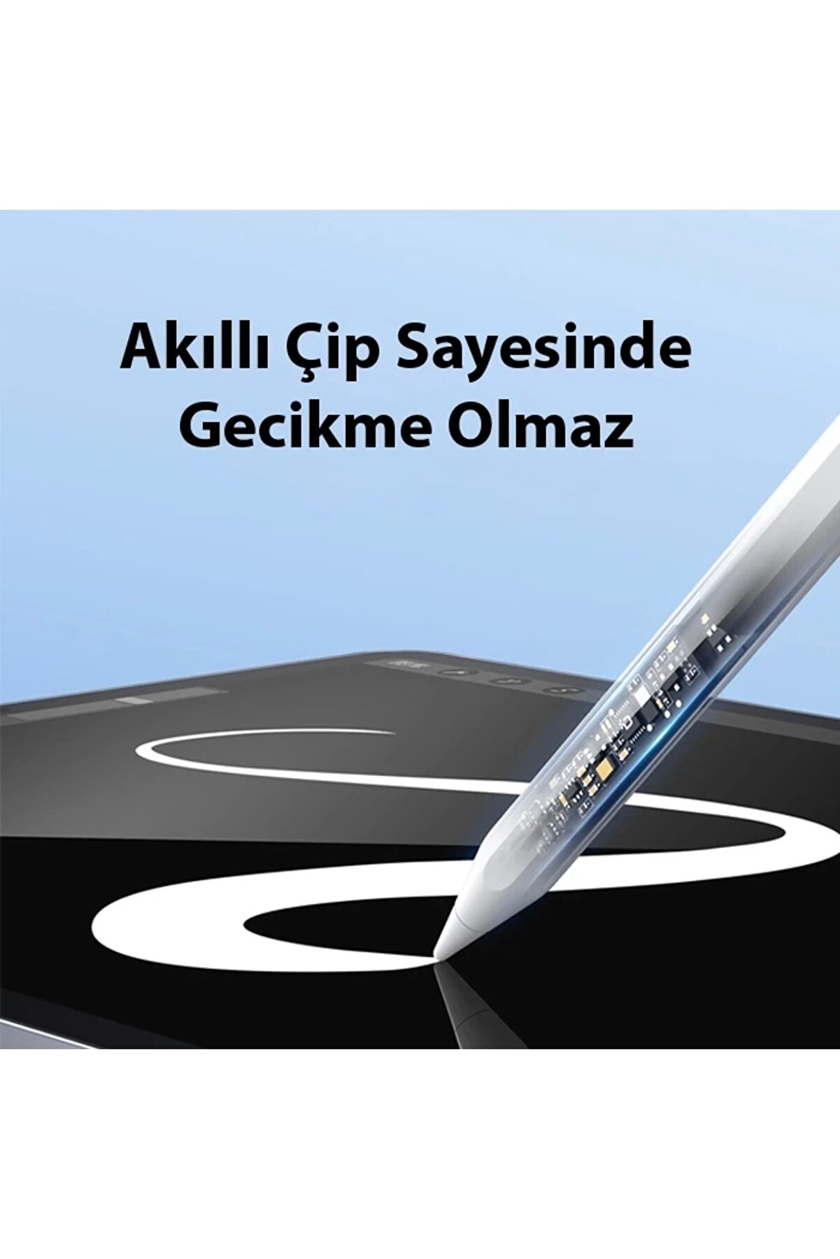 Buti̇k Dux Duci̇s Sp-03 Kablosuz Şarjlı Stylus Pen İpad Tablet Dokunmati̇k Kalem-(5775)