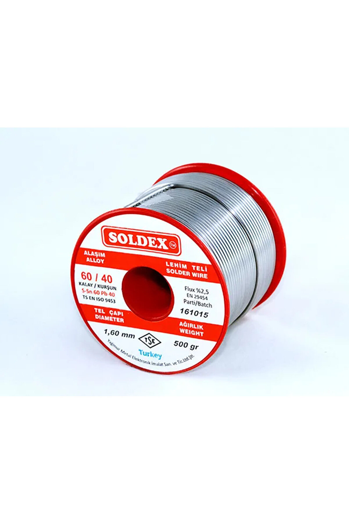 Toptan Bulurum Soldex 6040 Lehim Teli 500 Gr 0.75 mm Sn60 / Pb40