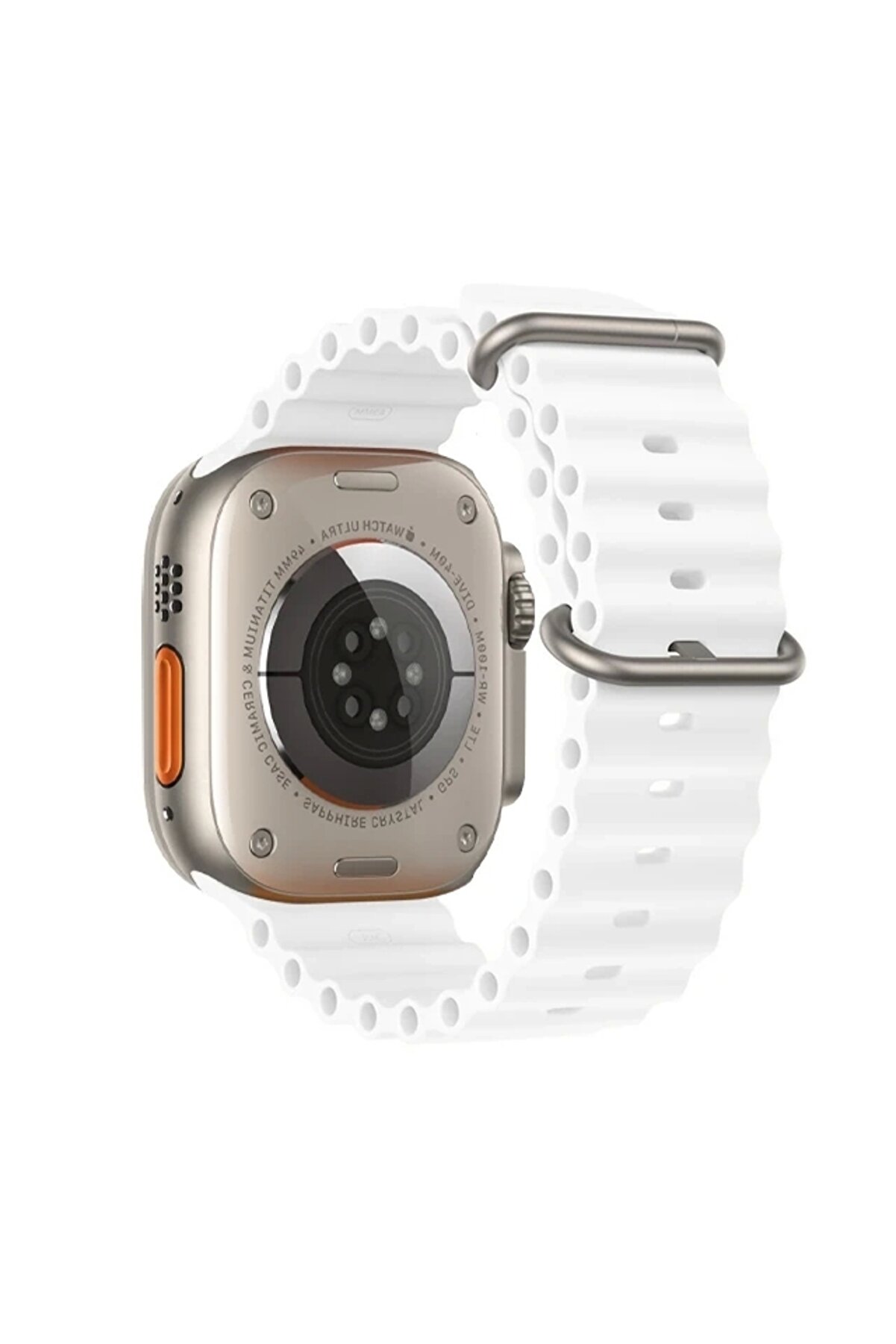 Buti̇k Ally Apple Watch 7-8 41Mm 6-5-4 40Mm Mari̇ne Si̇li̇kon Kayış Kordon 3-2-1 38Mm-(5775)