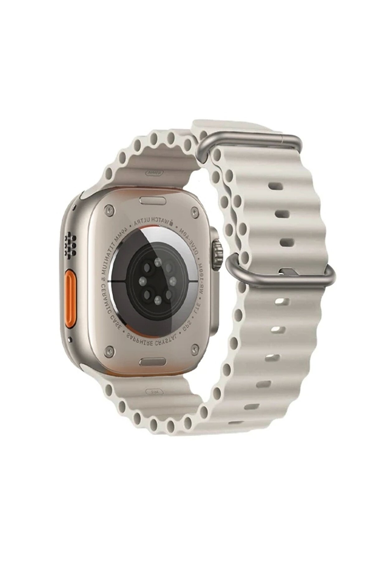 Buti̇k Ally Apple Watch 7-8 41Mm 6-5-4 40Mm Mari̇ne Si̇li̇kon Kayış Kordon 3-2-1 38Mm-(5775)