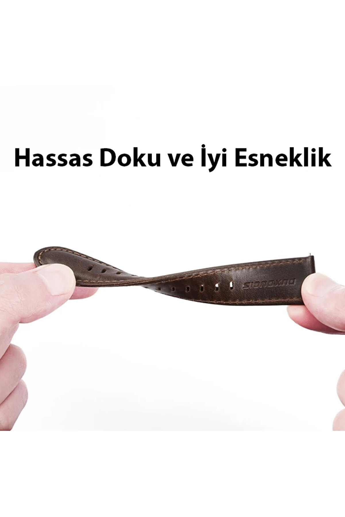 Buti̇k Dux Duci̇s Apple Watch 38/40/41Mm İ&ccedil;i̇n Busi̇ness Deri̇ Kayış Kordon-(5775)