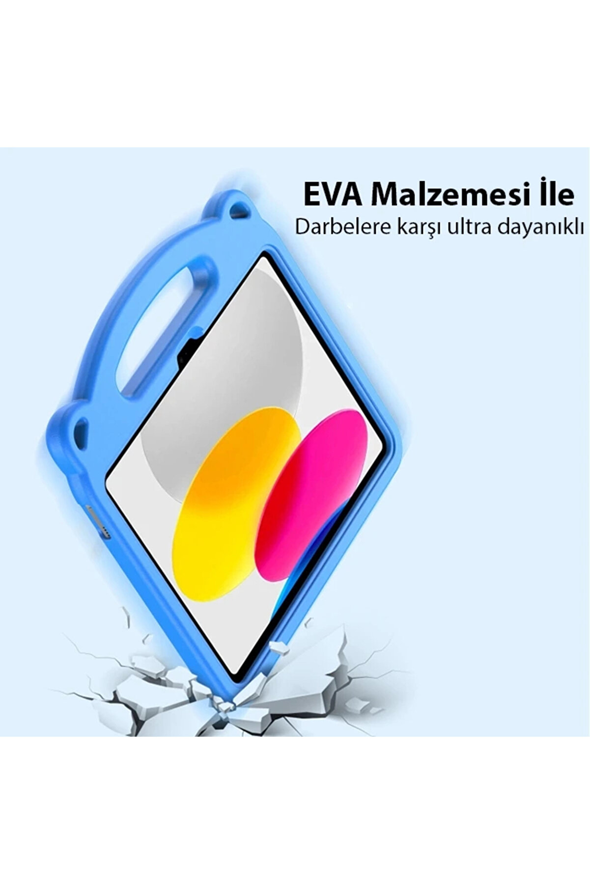 Buti̇k Dux Duci̇s İpad 10.2 2022 Kılıf Panda Seri̇si̇ &Ccedil;ocuk Shockproof Standlı Kılıf-(5775)