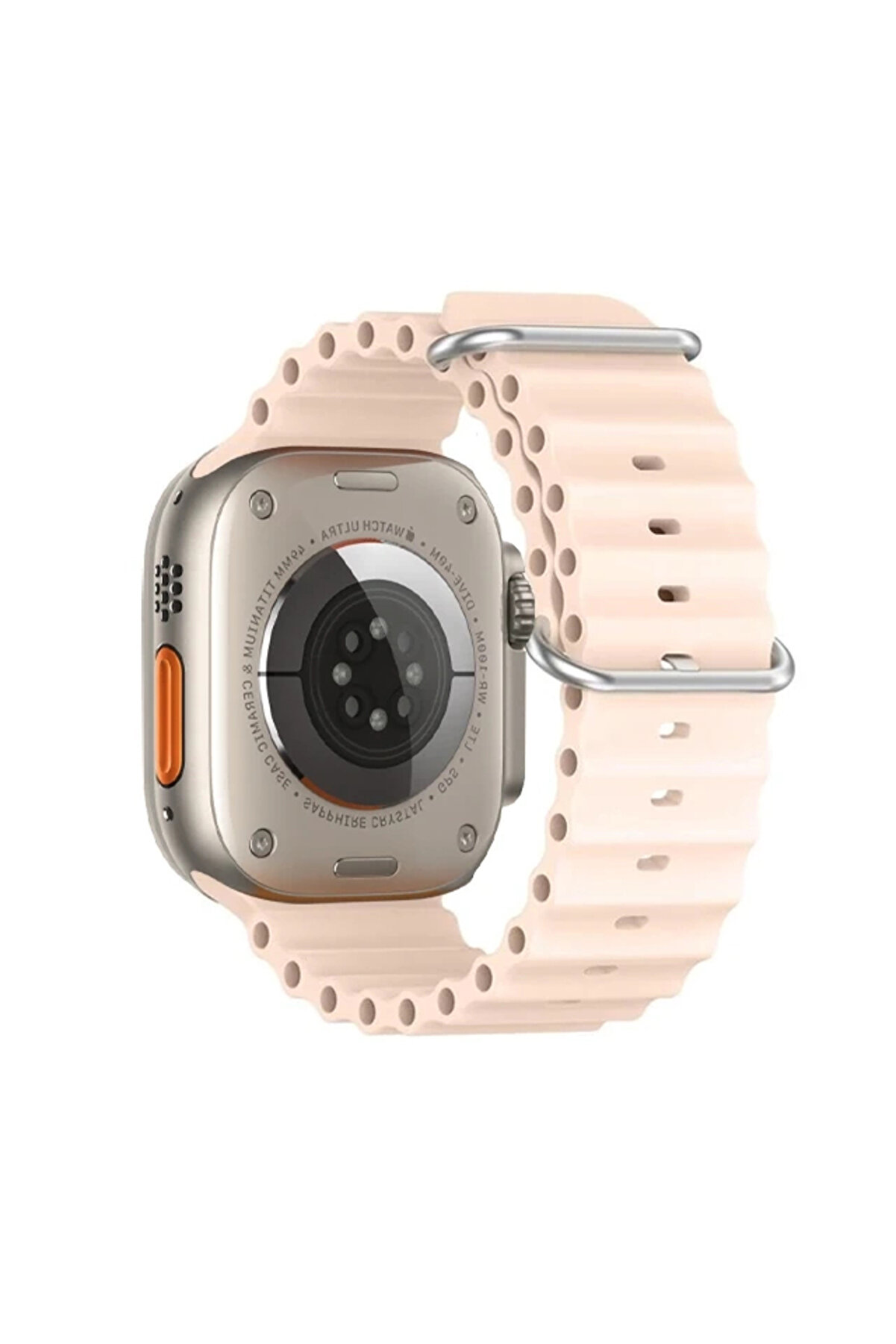 Buti̇k Ally Apple Watch 7-8 41Mm 6-5-4 40Mm Mari̇ne Si̇li̇kon Kayış Kordon 3-2-1 38Mm-(5775)