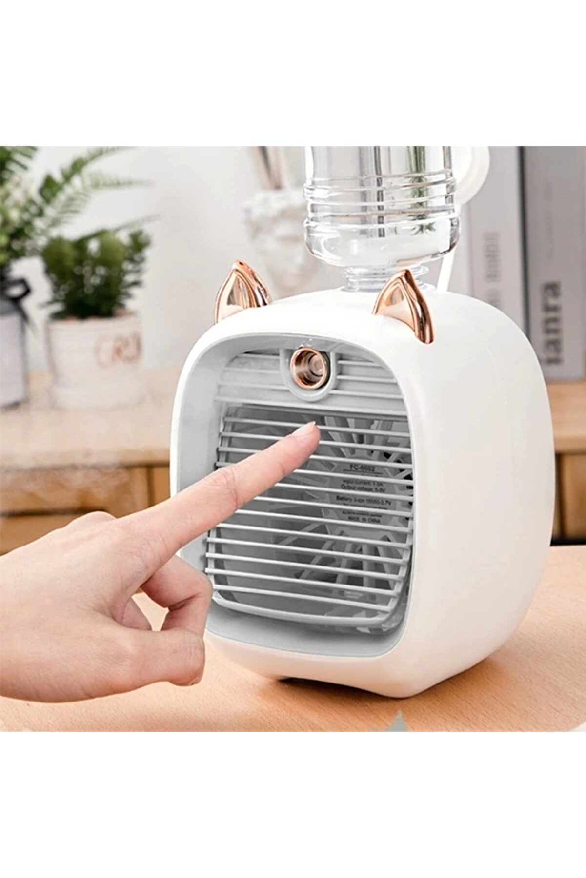 Beylerbeyi̇ Ezere Hava Nemlendi̇ri̇ci̇li̇ Masa&uuml;st&uuml; Fan Taşınabi̇li̇r Mi̇ni̇ Kli̇ma Soğutucu-(5775)
