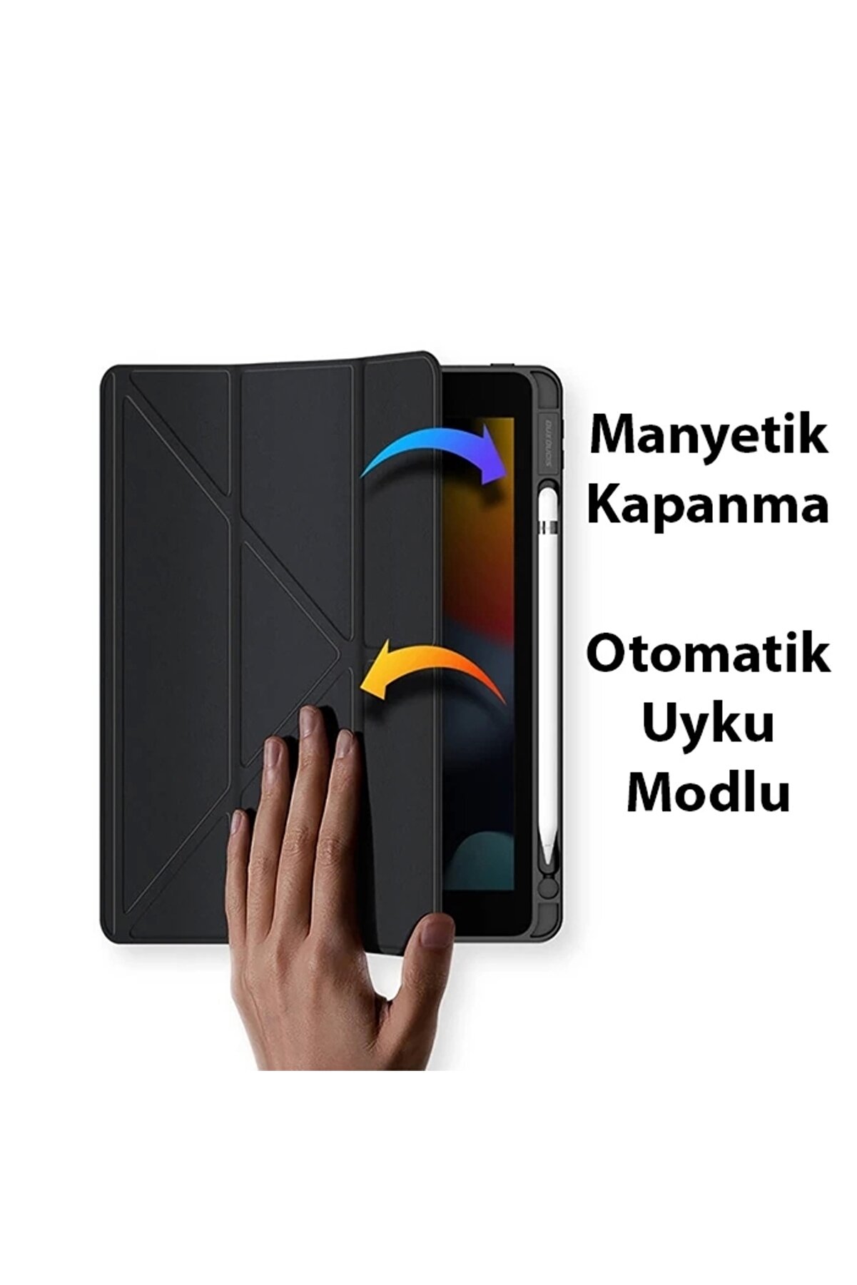 Buti̇k Dux Duci̇s İpad 10.9 2022 Kılıf Magi̇ Seri̇es Kalem Tutuculu Ve Uyku Modlu Kapaklı Kılıf-(5775)