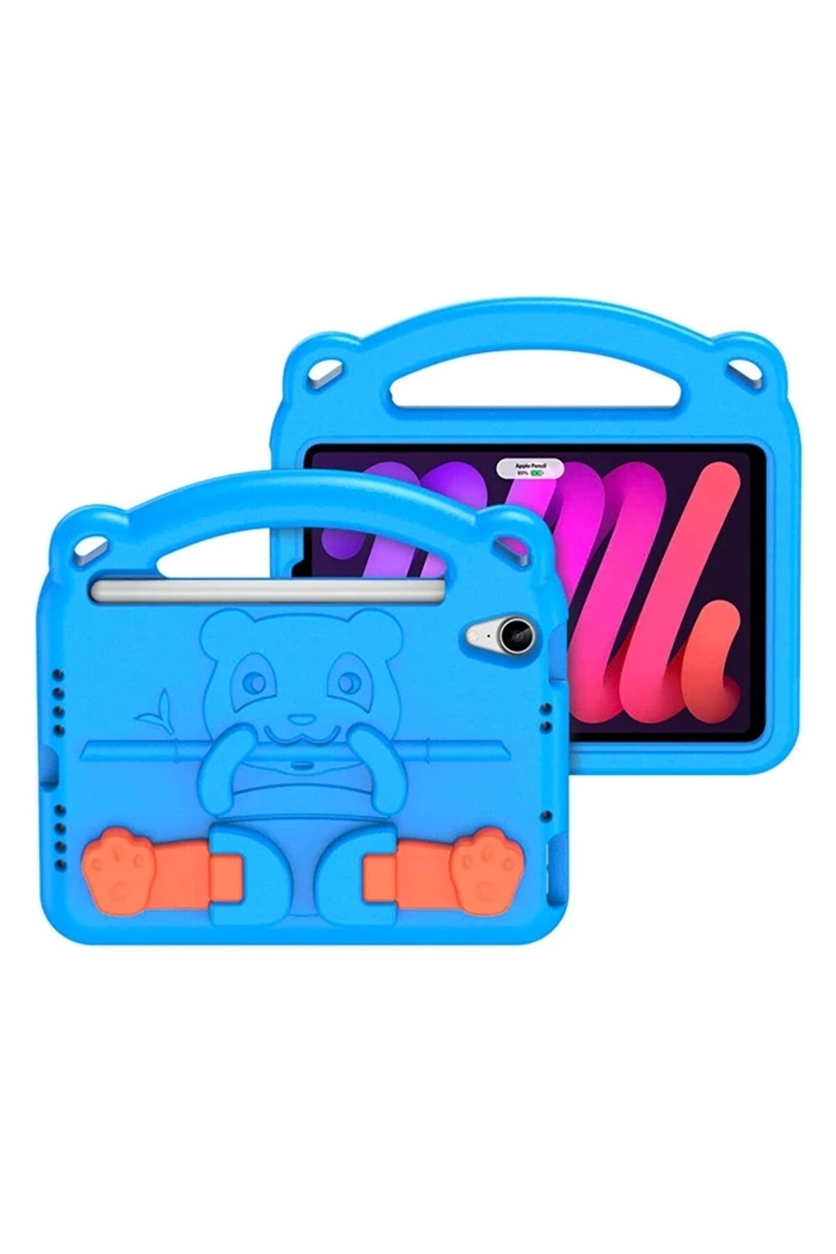 Buti̇k Dux Duci̇s Panda İpad Mi̇ni̇ 6 (2021) Ve Mi̇ni̇ 7 (2024) Kılıf &Ccedil;ocuk Shockproof Standlı Taşınabi̇li̇r-(5775