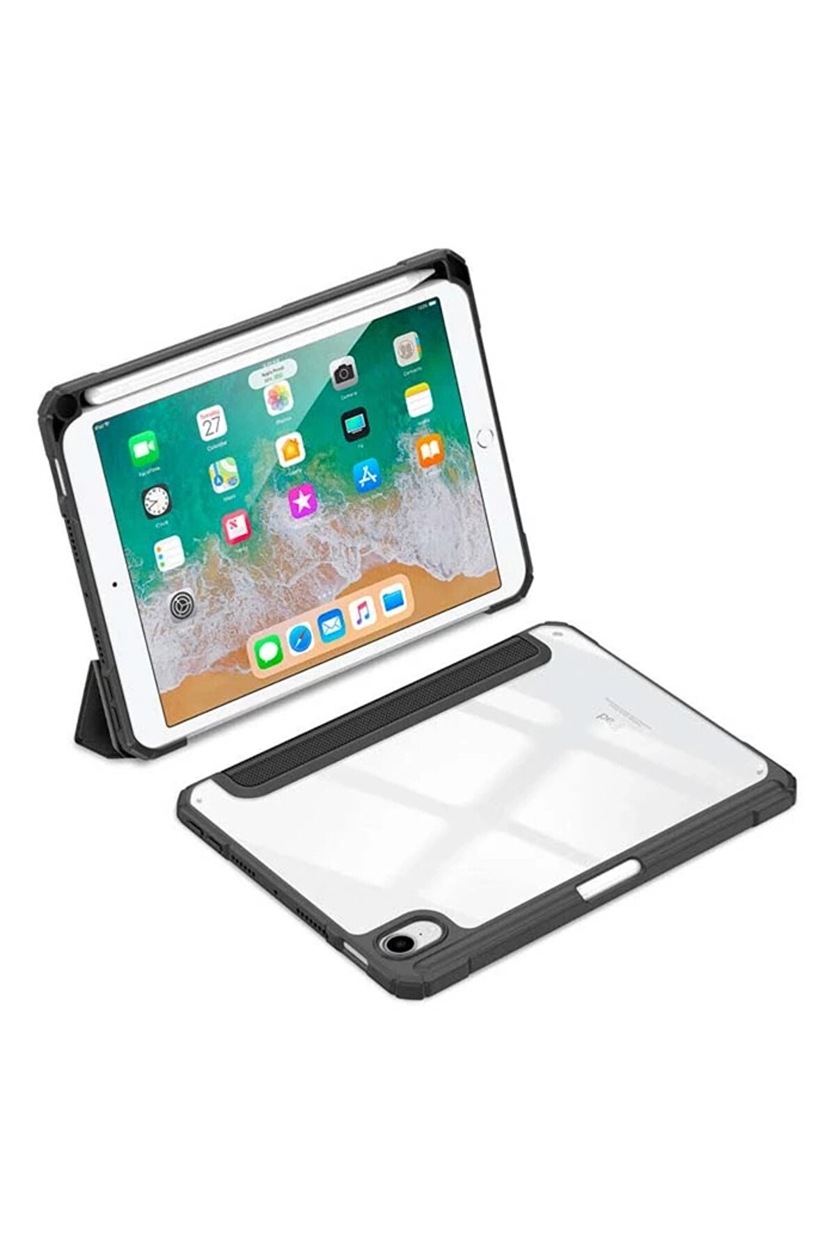 Buti̇k Dux Ducıs İpad Mi̇ni̇ 6 (2021) Ve Mi̇ni̇ 7 (2024) Kılıf Kalem Yerli̇ Toby Seri̇es Kılıf-(5775)