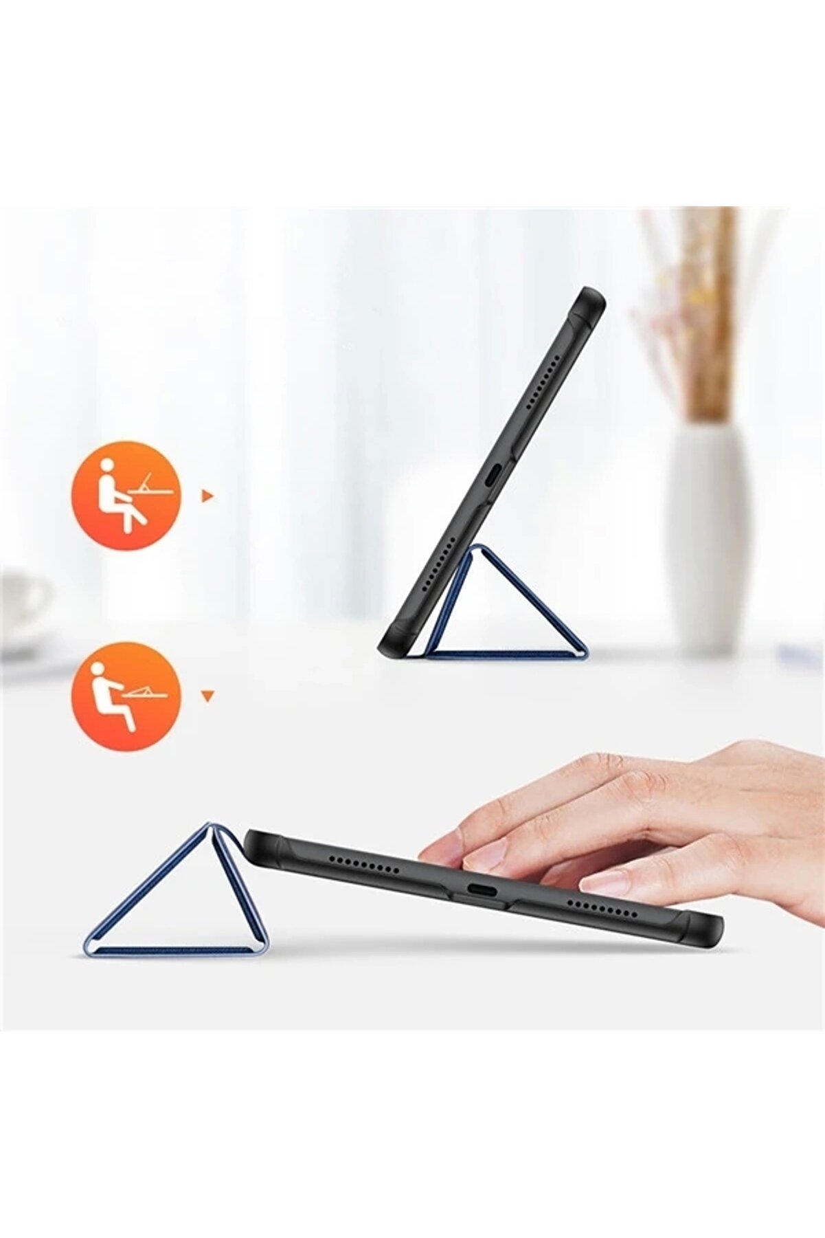 Buti̇k Dux Duci̇s Huawei̇ Matepad 10.4 Kılıf Soft Tpu Mıknatıslı Domo Kılıf-(5775)