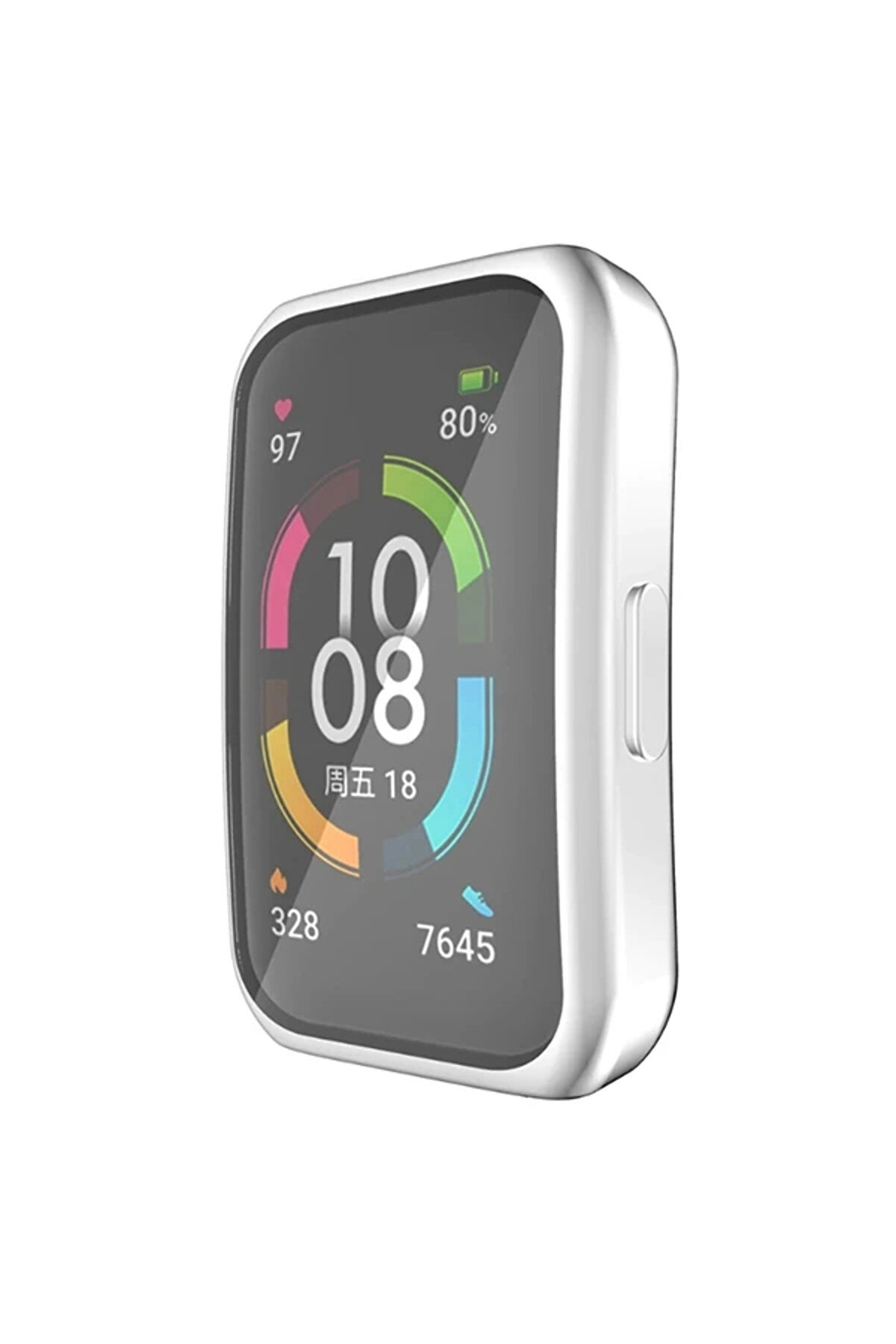 Buti̇k Huawei̇ Honor Band 6 360 Koruma Ultra İnce Si̇li̇kon Kılıf-(5775)