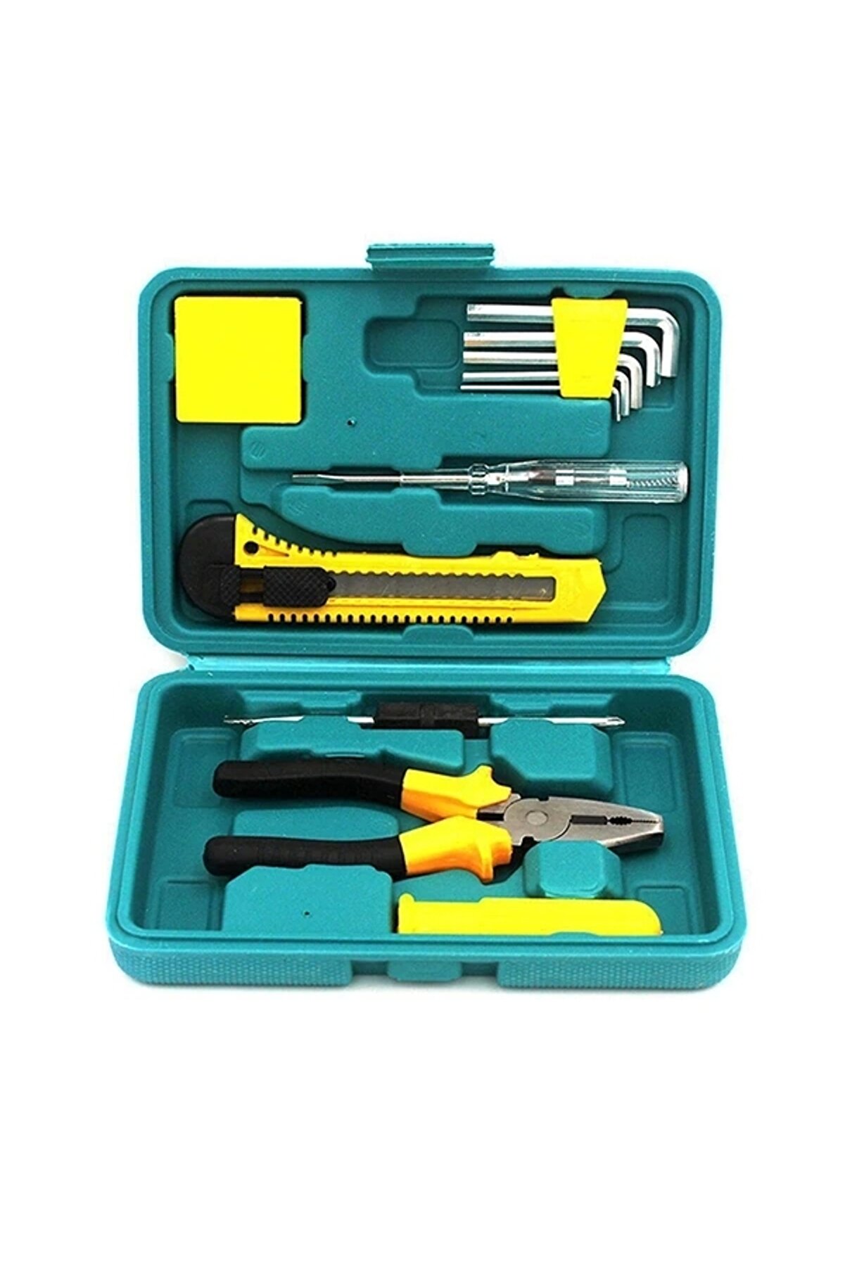 Buti̇k Ally 12 Par&ccedil;a &Ccedil;ok Ama&ccedil;lı Aci̇l Durum Ara&ccedil; Ev Kutulu Tami̇r Seti̇ 8012E-(5775)