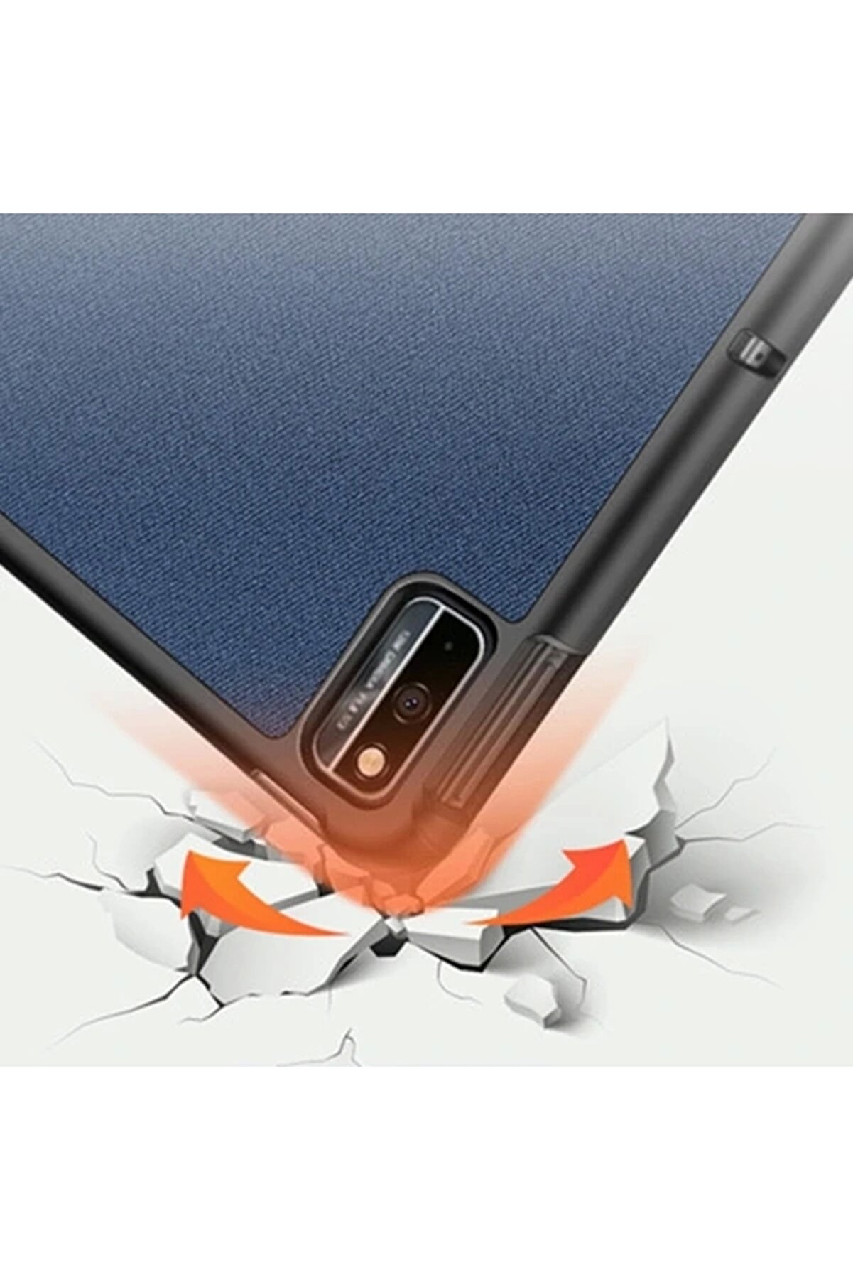 Buti̇k Dux Duci̇s Huawei̇ Matepad 10.4 Kılıf Soft Tpu Mıknatıslı Domo Kılıf-(5775)