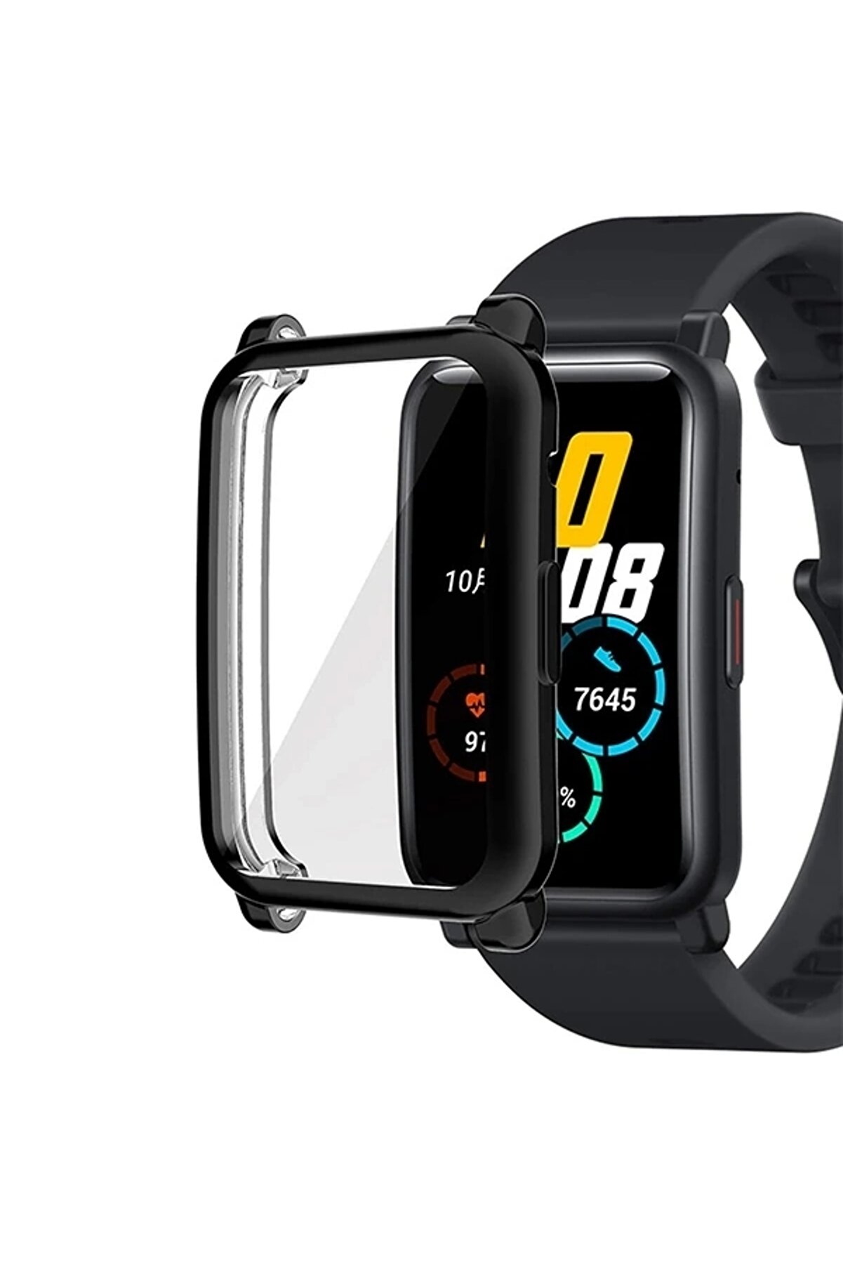 Buti̇k Ally Honor Watch Es 1.64 İn&ccedil; 360 Koruma İnce Si̇li̇kon Kılıf-(5775)