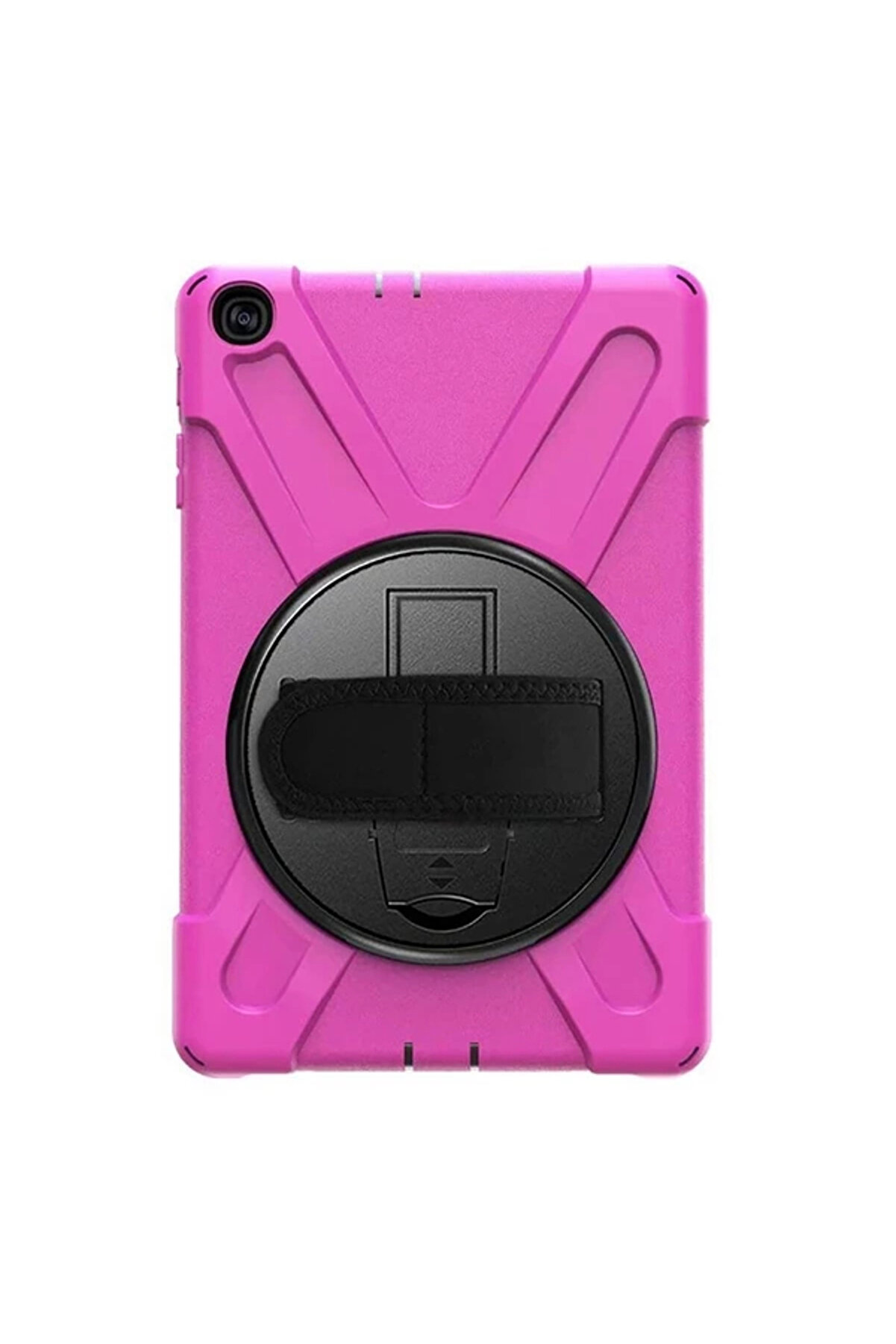 Buti̇k Galaxy Tab A7 10.4 Sm-T500-T505-T507 Kılıf Shockproof 3 Katmanlı Standlı Zırh Kılıf Kalem Yerli̇-(577