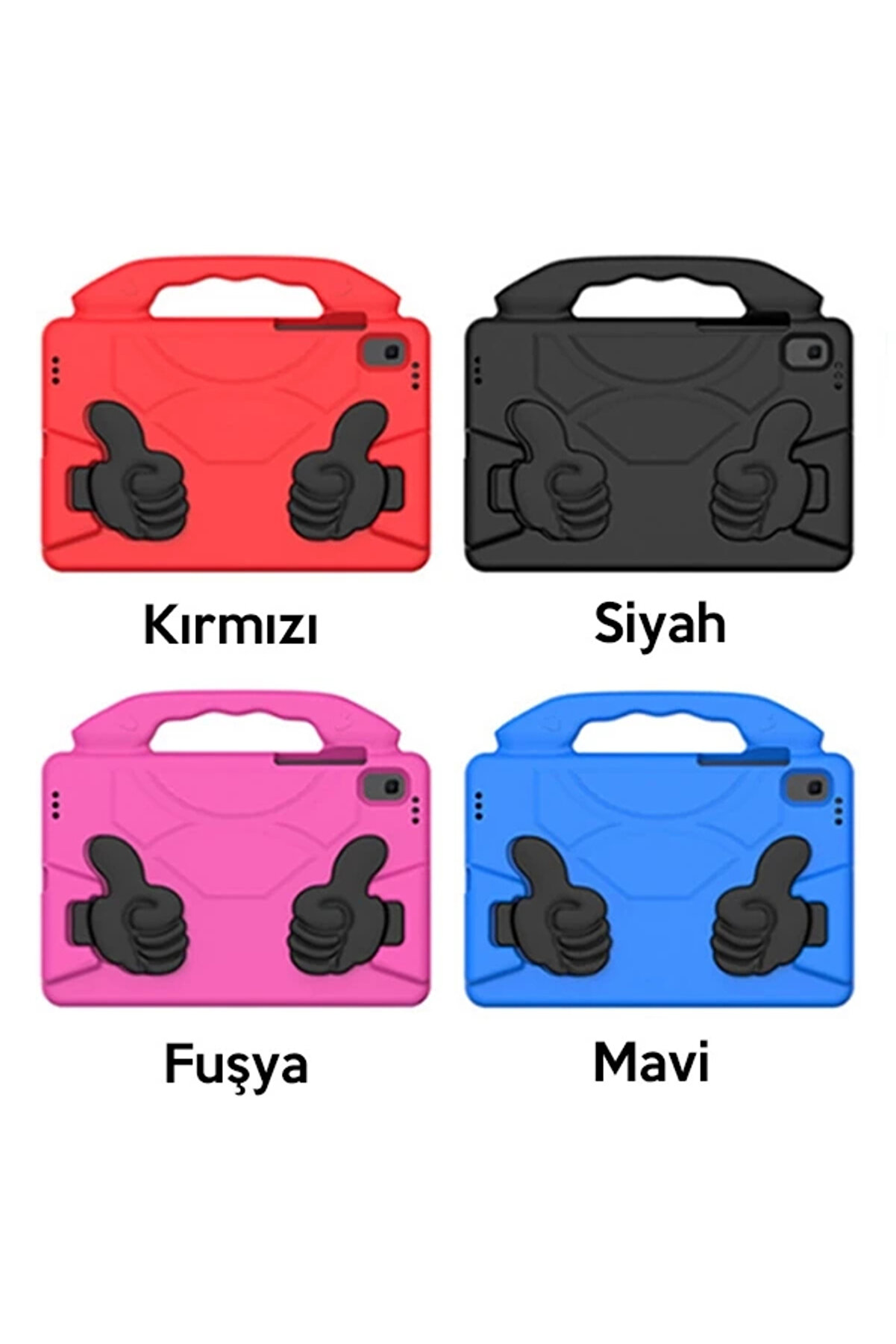 Buti̇k Ally Galaxy Tab S6 Li̇te P610- P615 Tab 7 10.4 T500-T505 Kılıf Eva &Ccedil;ocuk Shockproof Standlı Taşınabi̇-