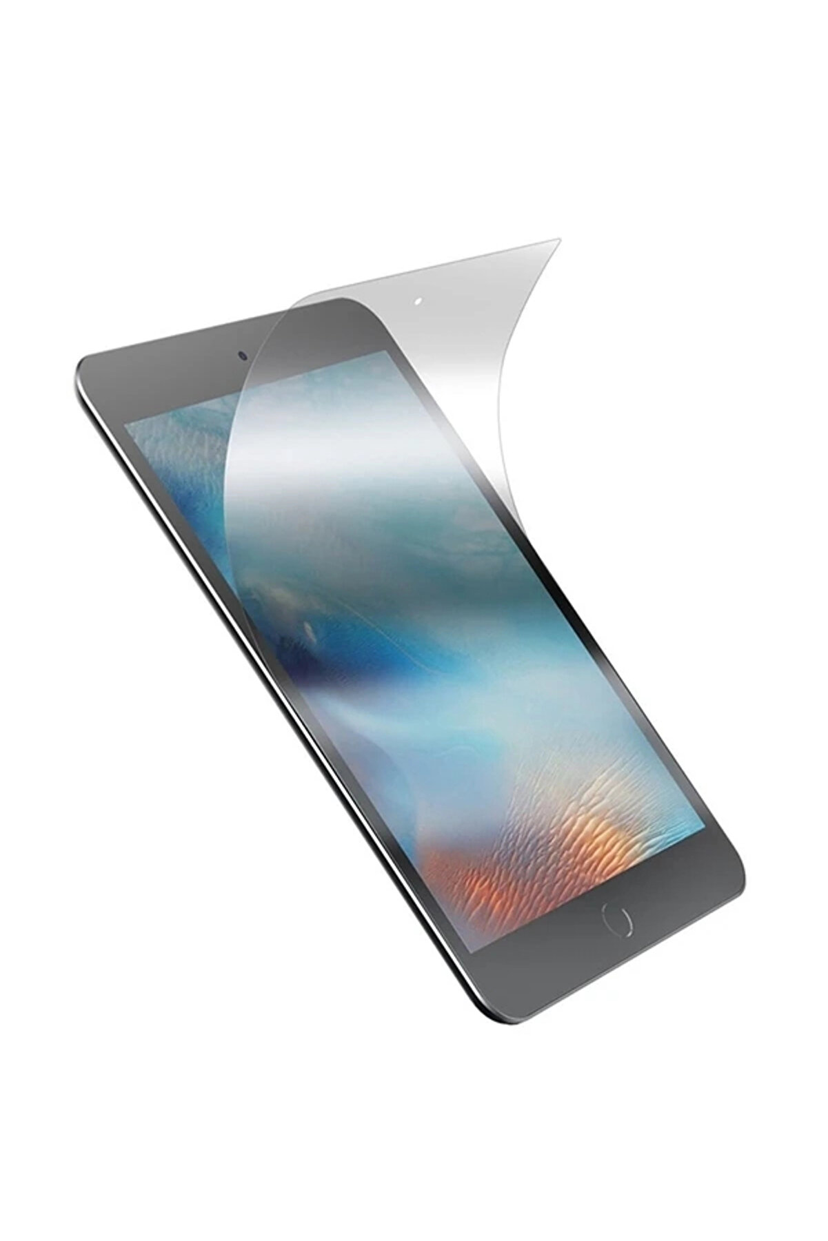 Buti̇k Ally İpad Pro 12.9 İnch 2017 Paper Li̇ke Fi̇lm Darbe Emi̇ci̇ Pet Ekran Koruyucu-(5775)