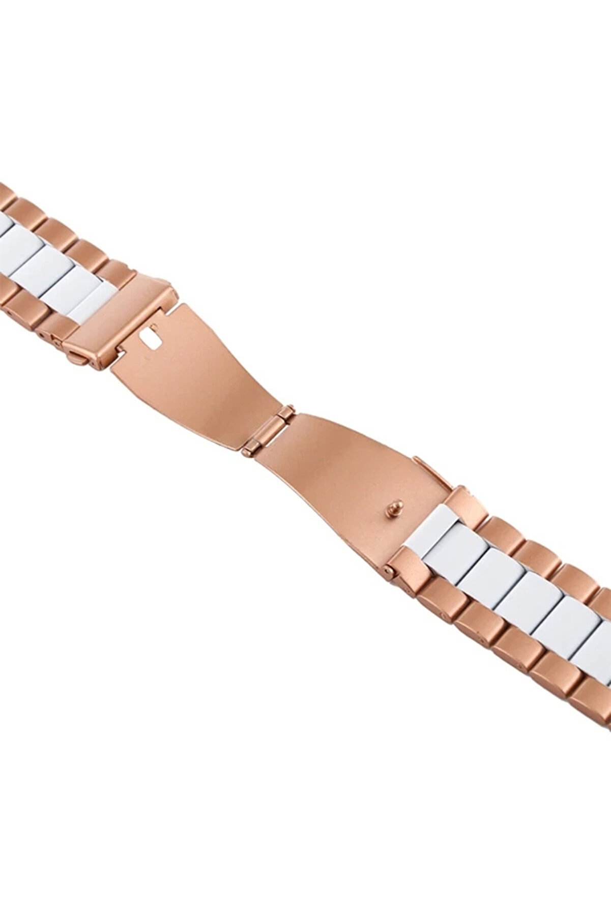 Buti̇k 22Mm Gear S3 Watch 4 -Gt2 Gt2E 46Mm Kayışkordon Serami̇k Paslanmaz &Ccedil;eli̇k-(5775)