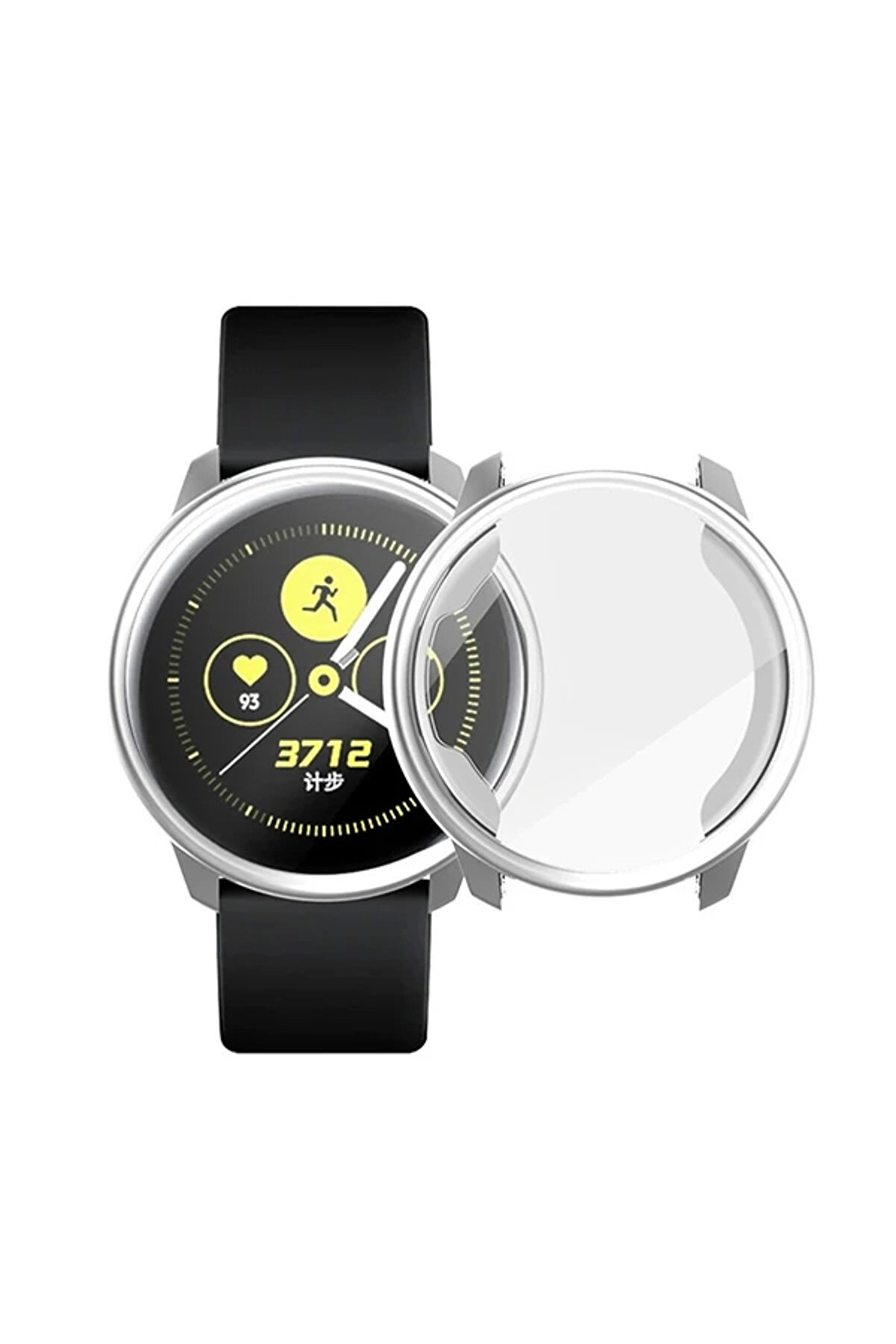 Buti̇k Ally Samsung Galaxy Watch Acti̇ve Sli̇m 360 Koruma Si̇li̇kon Kılıf-(5775)