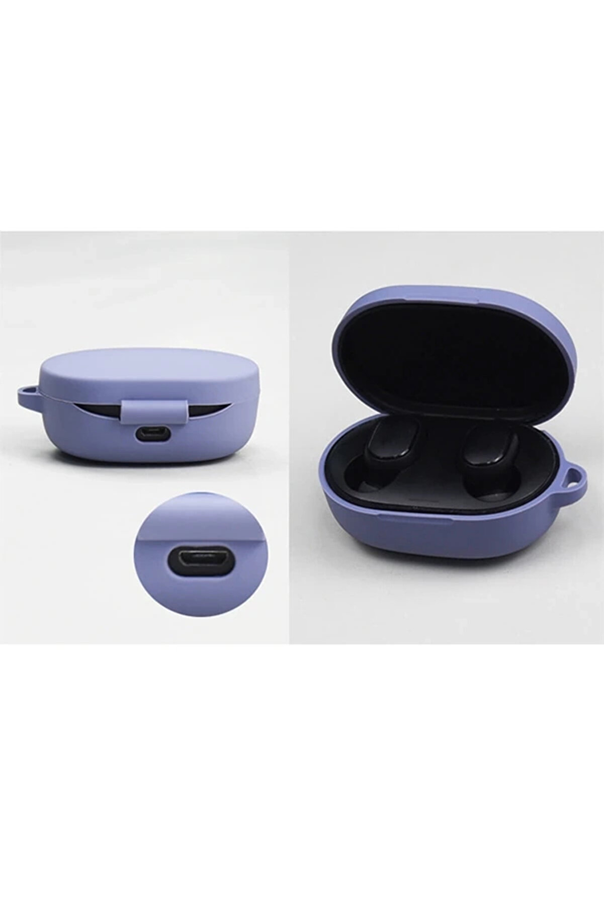 Buti̇k Ally Xi̇aomi̇ Redmi̇ Ai̇rdots Si̇li̇kon Kılıf+Anahtarlık-(5775)